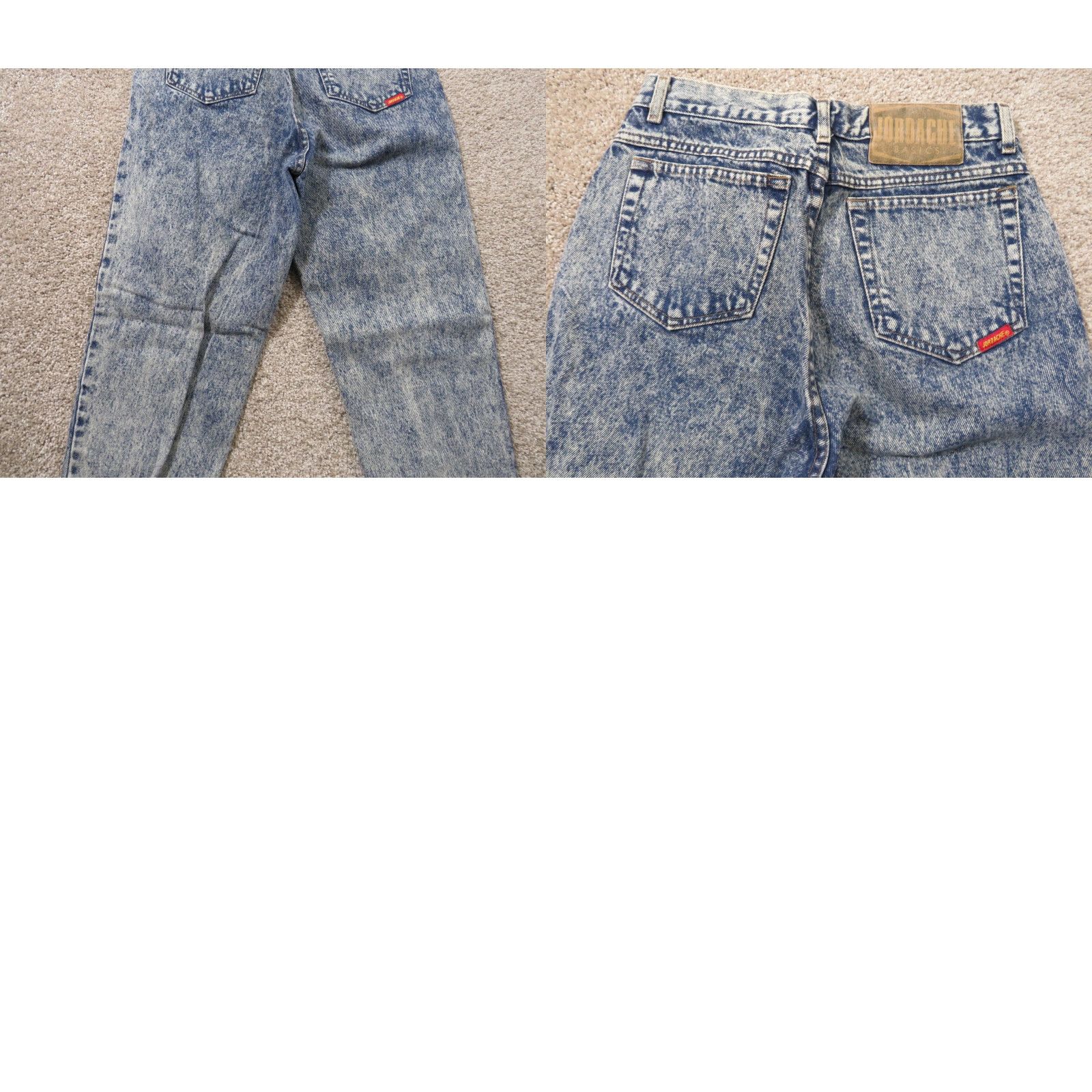 Jordache VTG Jordache Jeans Denim USA Ladies Misses 9 26X27 High Waist Acid wash Blue Disco 1980s Mens/Womens? Size 26" / US 2 / IT 38 - 9 Thumbnail