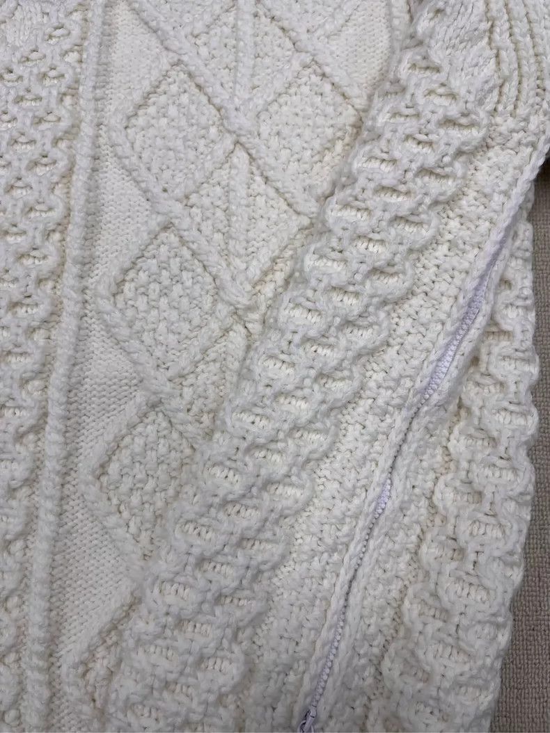 Dior Dior Men's White Knit Long Sleeve Sweater-2505 Size US M / EU 48-50 / 2 - 3 Thumbnail