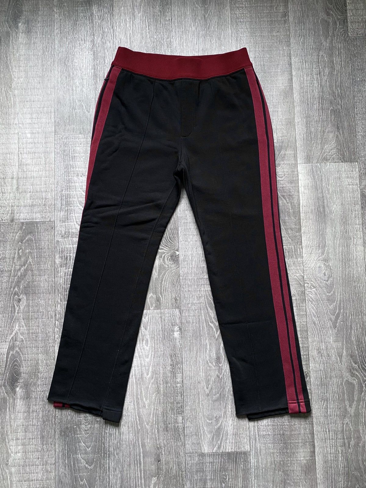 Women’s Helmut Lang Side Stripe Heavy Sweatpants Asymmetric