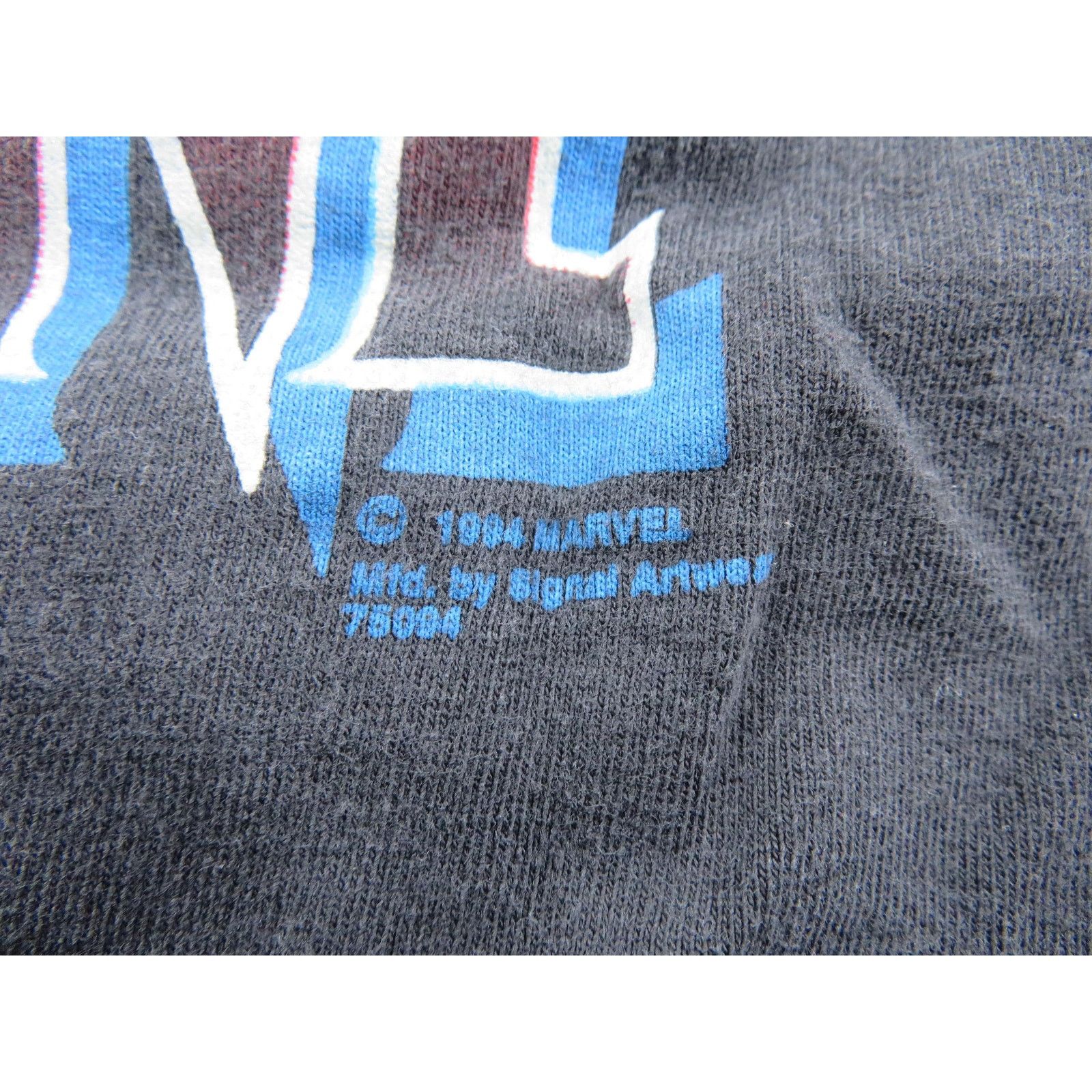 Signal Sport X-MEN Wolverine Mavel Comics T-Shirt Double Sided Sz L 1994 Size US L / EU 52-54 / 3 - 8 Thumbnail