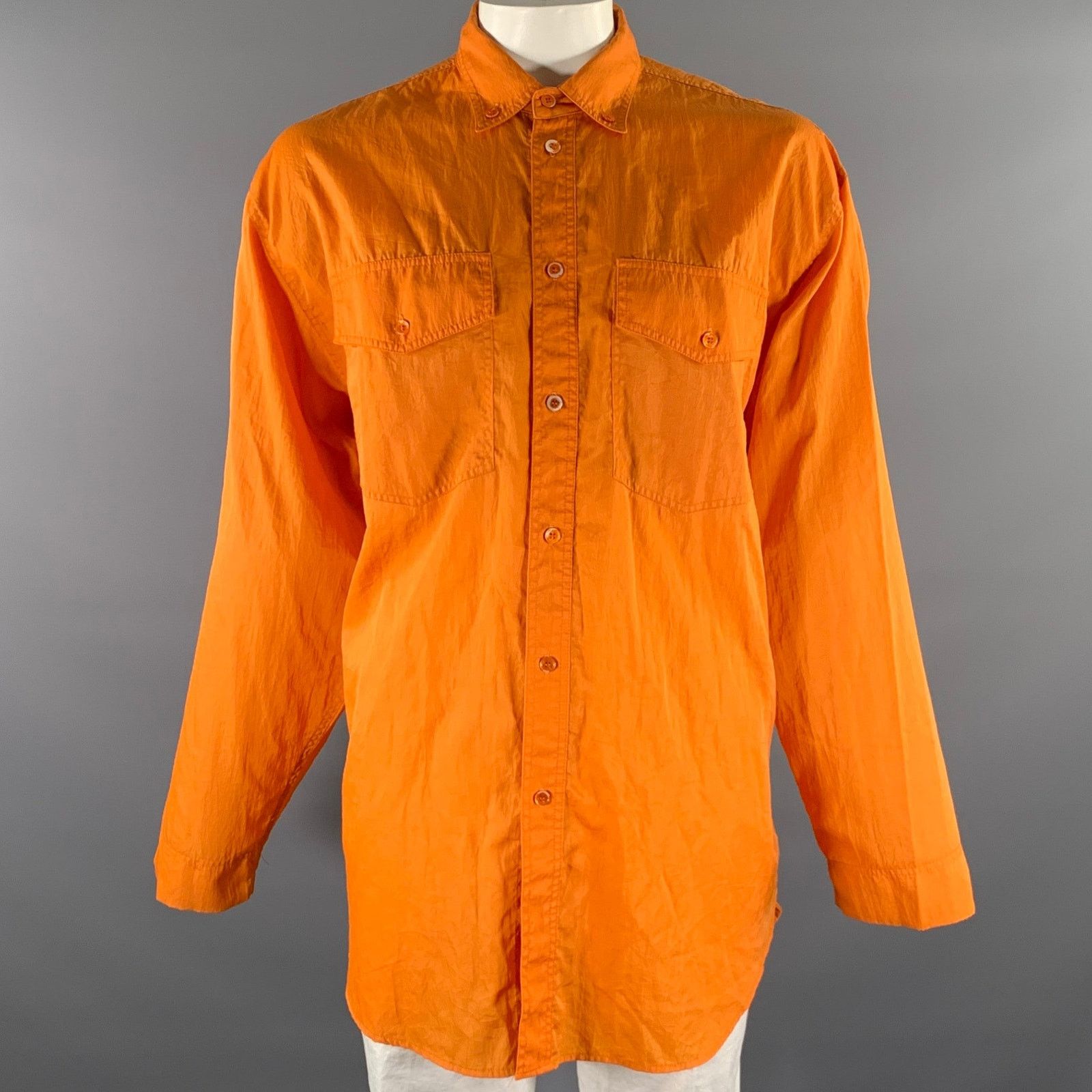 Frankie Shop THE FRANKIE SHOP Polyester Oversized Long Sleeve Shirt Size US M / EU 48-50 / 2 - 1 Thumbnail