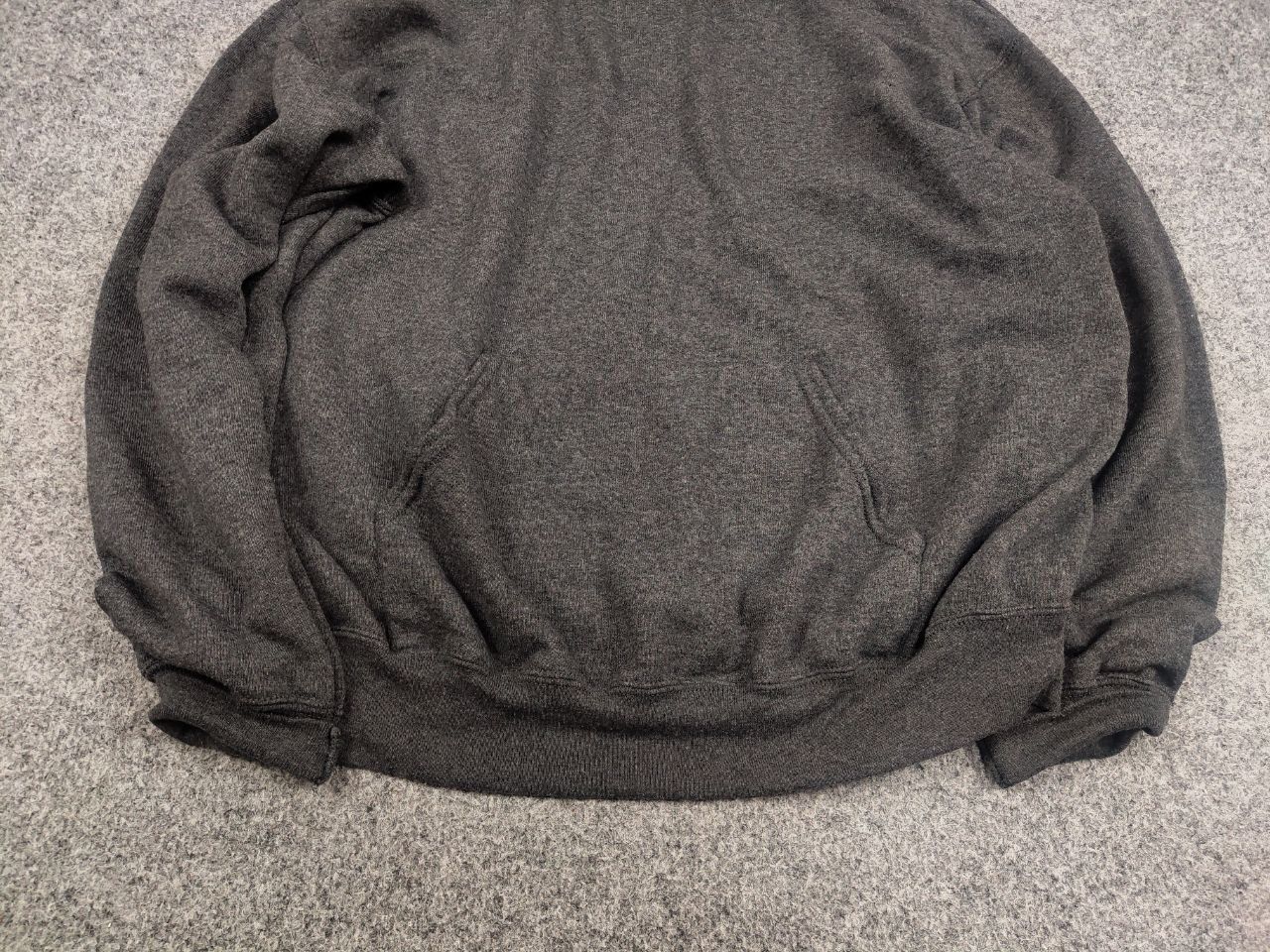 Fruit Of The Loom Vintage 90's fruit of the loom Blank Gray Hoodie USA Style Size US L / EU 52-54 / 3 - 5 Thumbnail