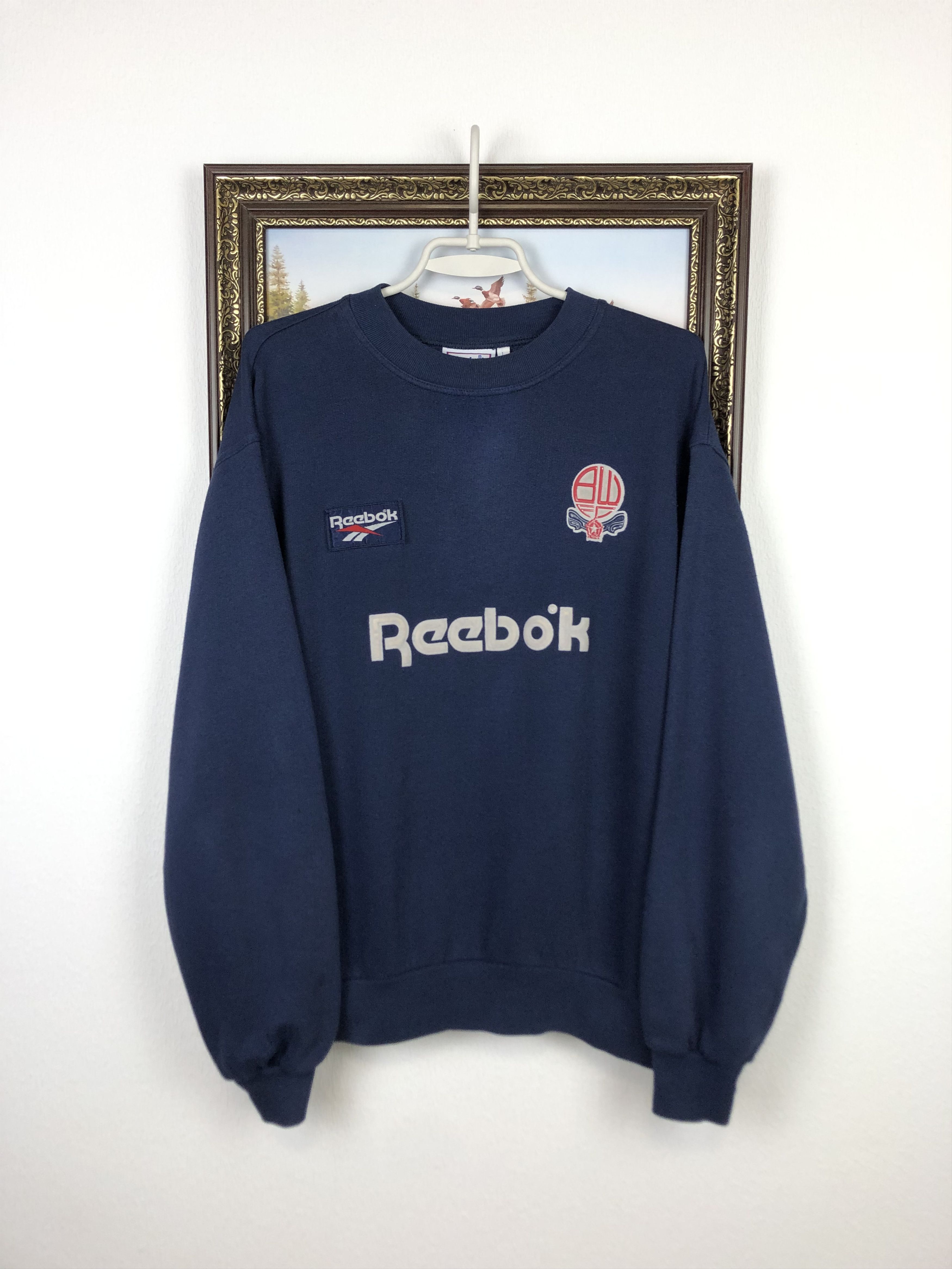 Reebok Vintage 90's Reebok Bolton Wanderers football Soccer Track Size US L / EU 52-54 / 3 - 1 Thumbnail