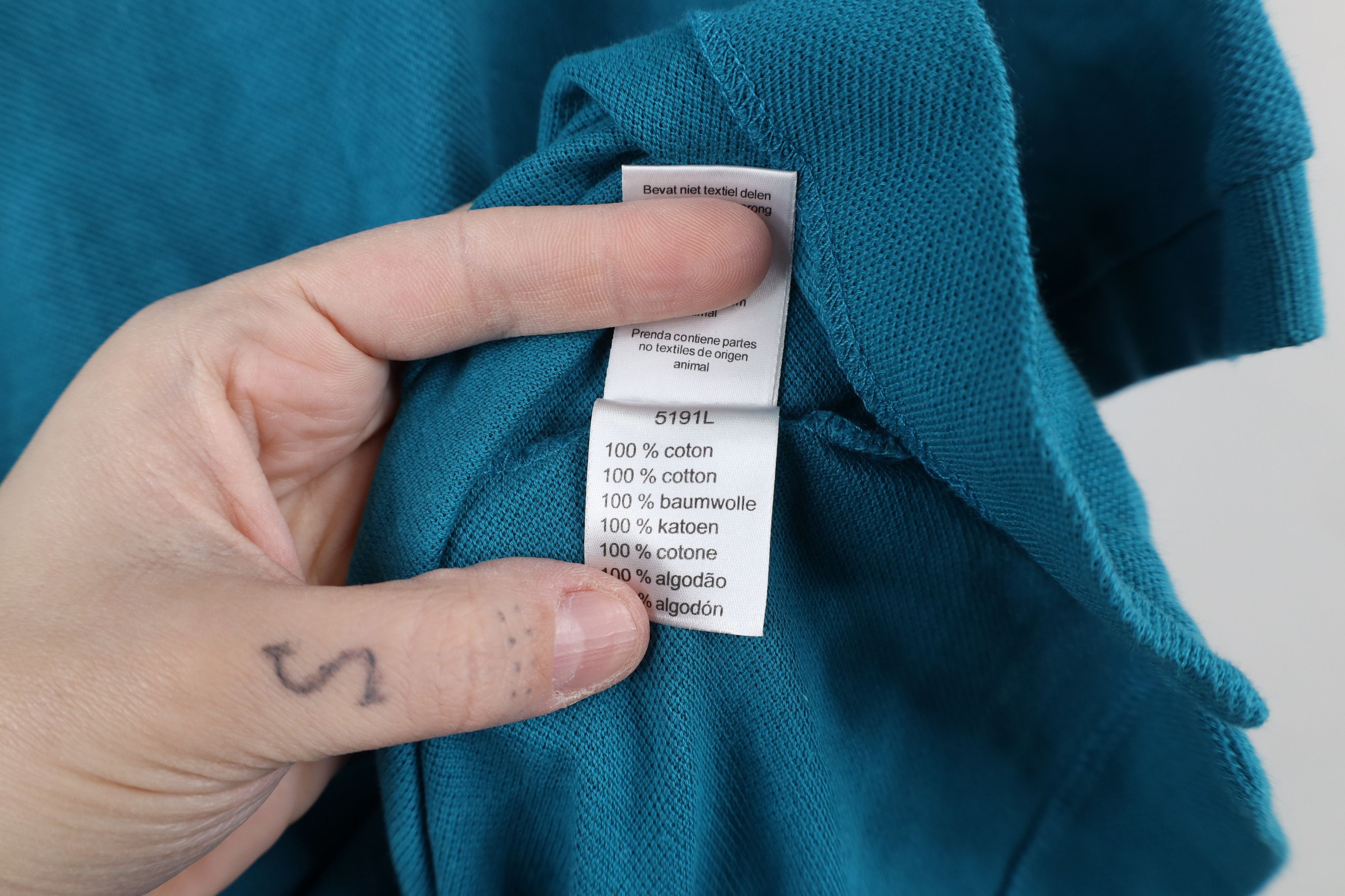 Lacoste × Vintage Lacoste Croc Logo Pique Cotton Golf Tennis Polo Teal Size US XL / EU 56 / 4 - 11 Thumbnail