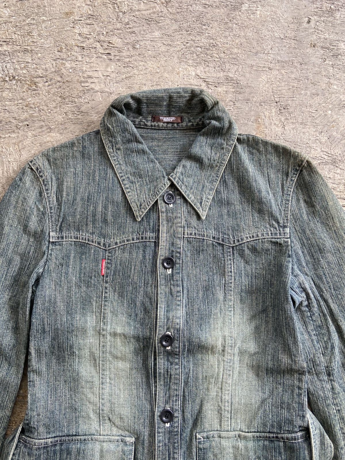 Tornado Mart 2000s Tornado Mart - Vkei Style Denim Trucker Button Jacket Size US M / EU 48-50 / 2 - 3 Thumbnail