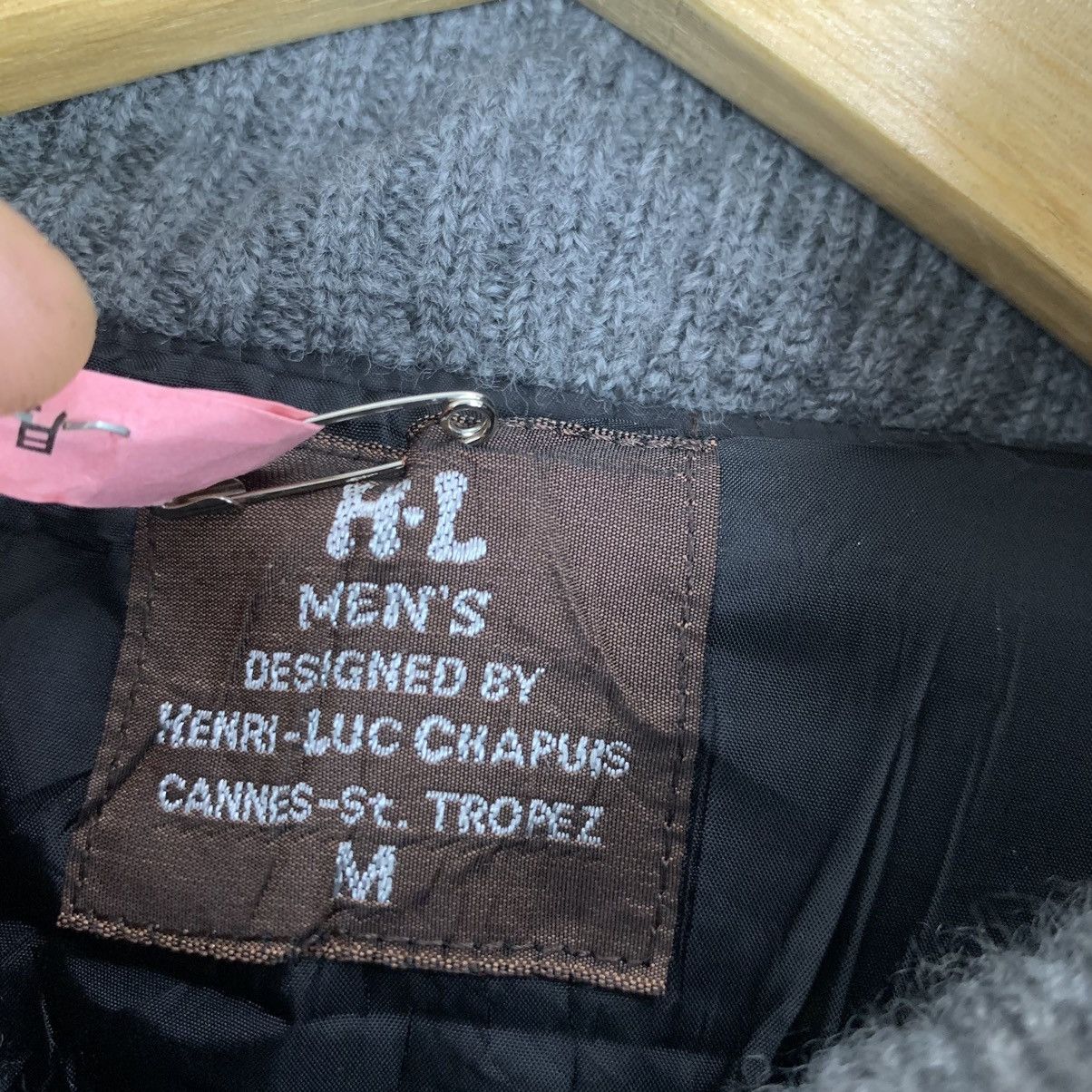 Japanese Brand × Vintage Henri-Luc Vintage Knit Jacket (Winter Comfortable) Size US M / EU 48-50 / 2 - 10 Thumbnail
