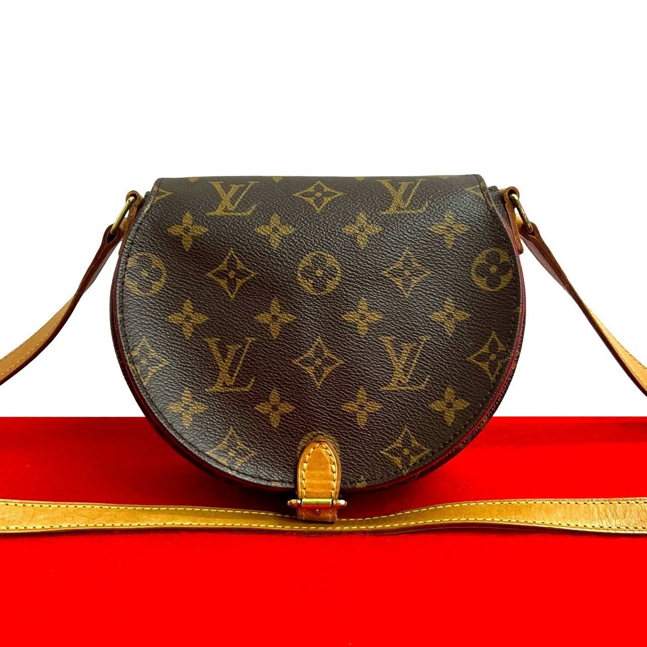 Louis Vuitton Louis Vuitton Louis Vuitton Tambourin Monogram Leather Shoulder Bag Canvas Shoulder Bag DUTY FREE for USA Size ONE SIZE - 1 Thumbnail