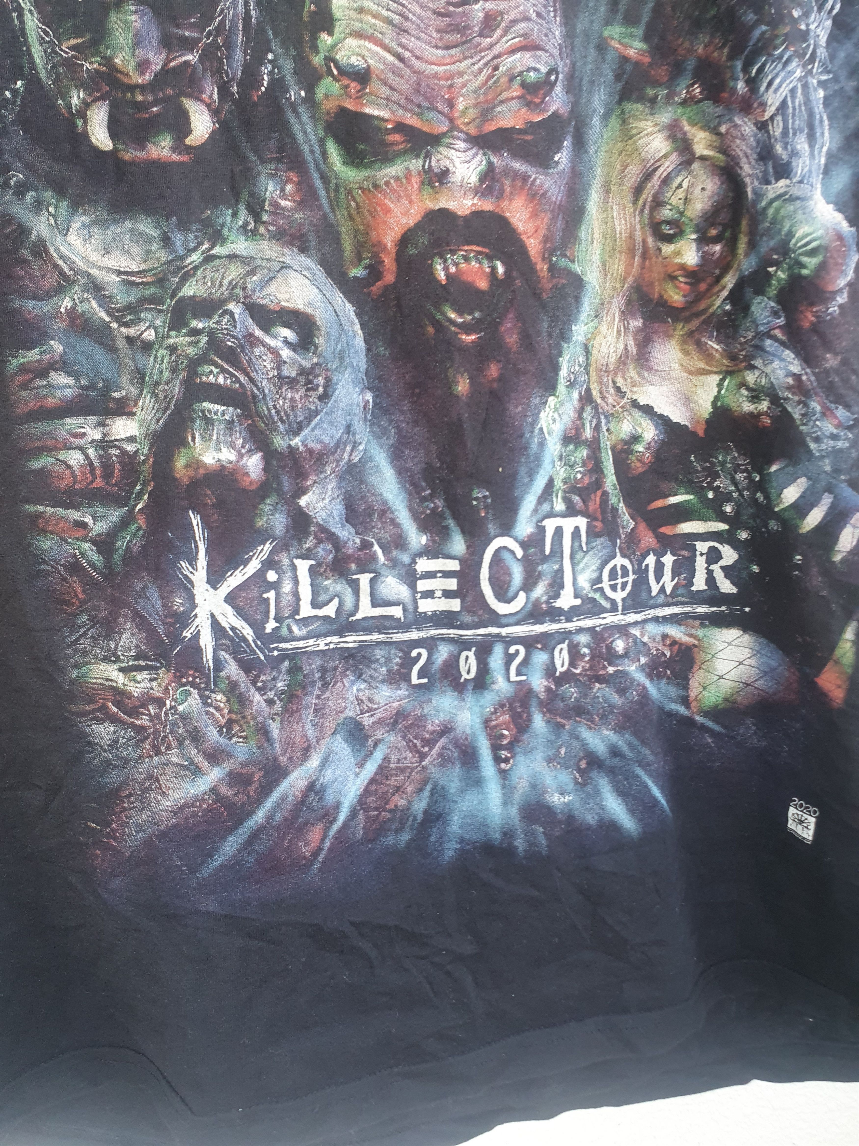 Band Tees Lordi Killec Tour 2020 Double Sided Band t-shirt sz L Size US L / EU 52-54 / 3 - 6 Thumbnail