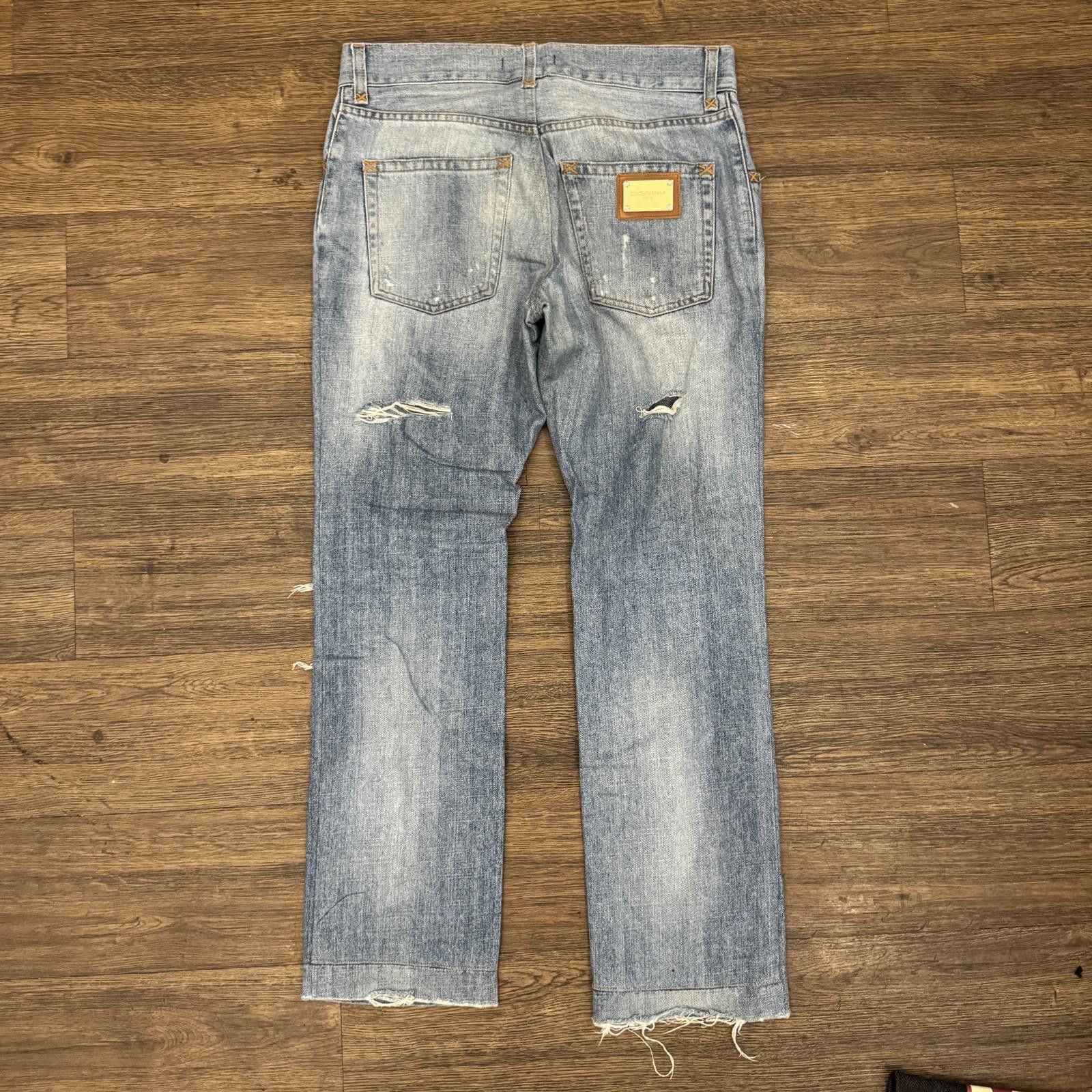 Dolce & Gabbana Dolce and Gabbana Ripped Distressed Jeans Size US 32 / EU 48 - 3 Thumbnail