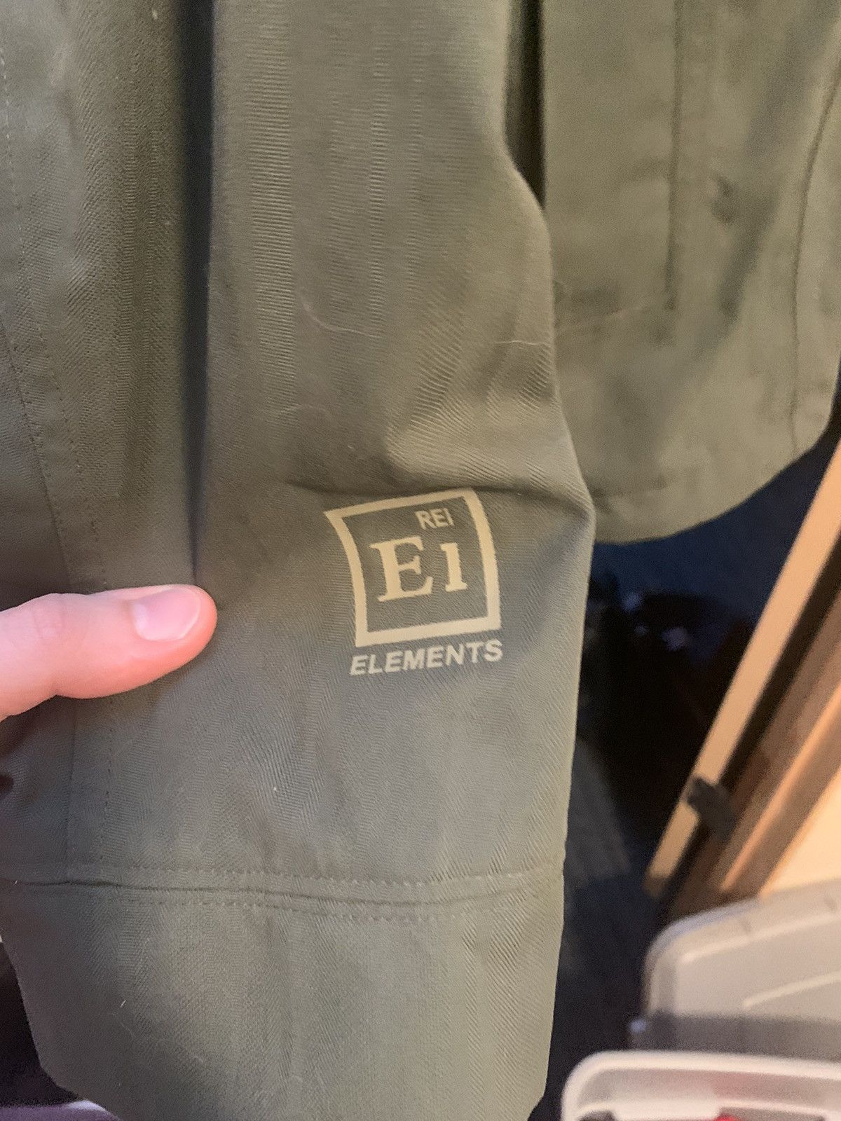 REI Elements Rain / Light Ski Jacket w. Detachable Hood