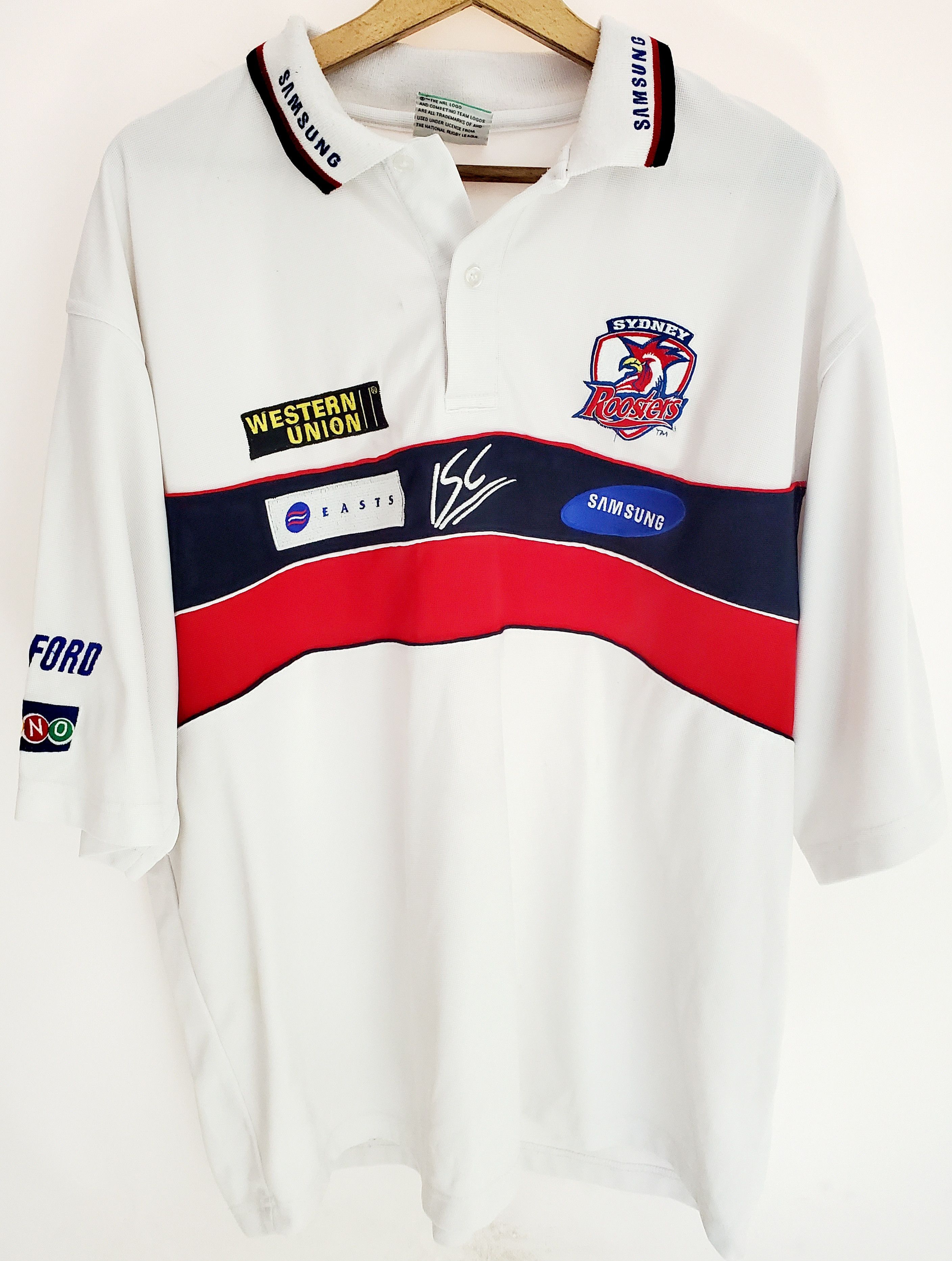 Canterbury of New Zealand Rare! Vintage Rugby League Sydney Roosters Centenar 90s XXl Size US XXL / EU 58 / 5 - 1 Thumbnail
