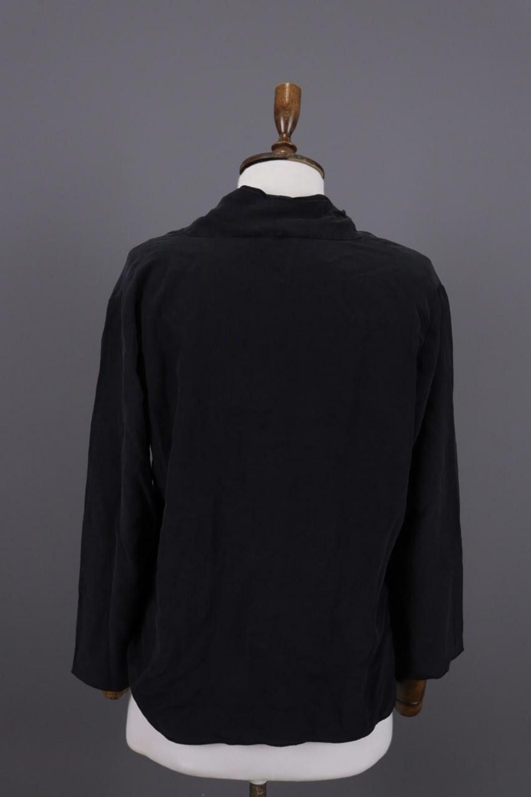 Wilkes Bashford BA&SH KENT Gray Silk Lightweight Lagelook Blouse Size 2 / M Size XS / US 0-2 / IT 36-38 - 8 Thumbnail