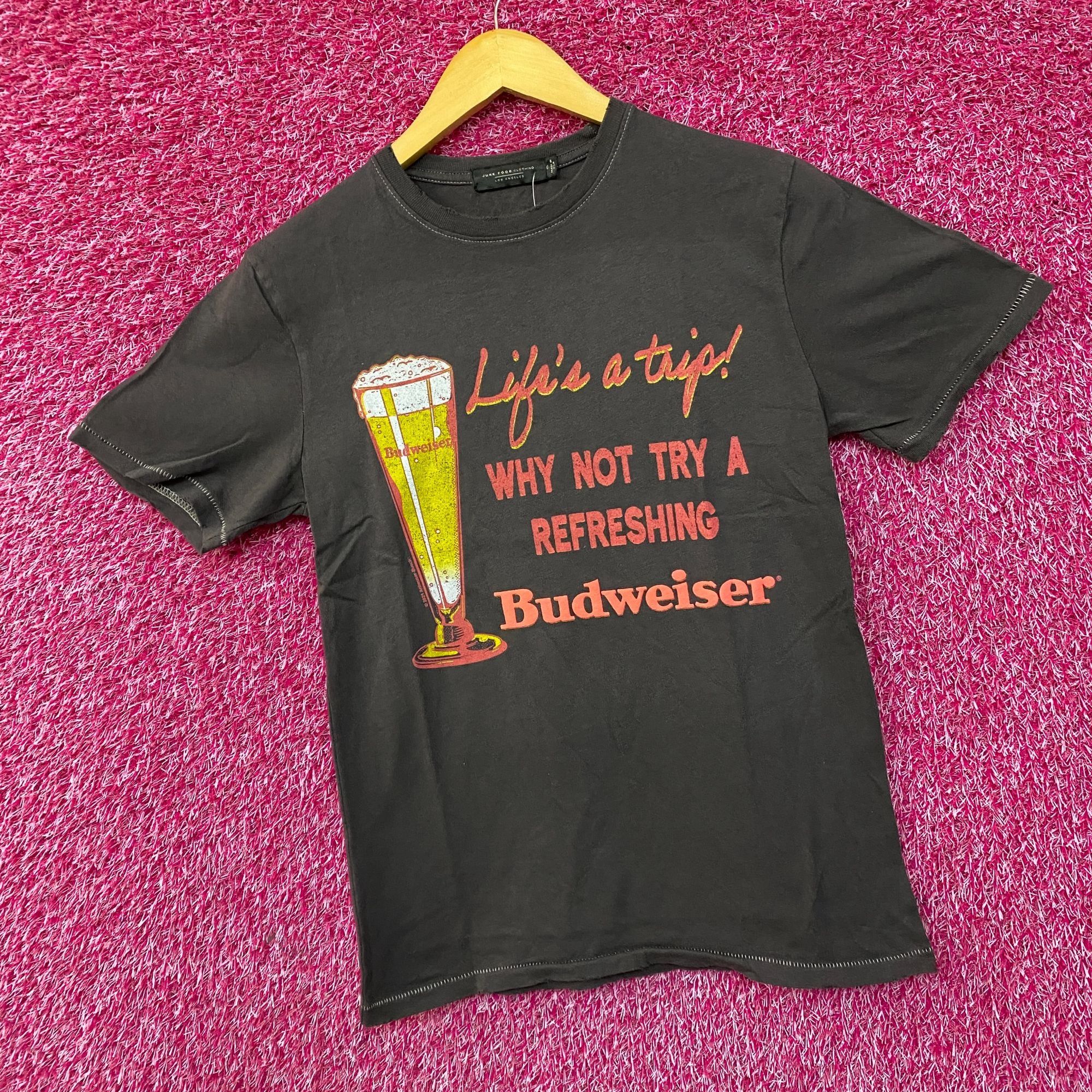 Junk Food Junk Food Budweiser Life's a Trip Vintage Style Graphic T-Sh Size US XS / EU 42 / 0 - 3 Thumbnail