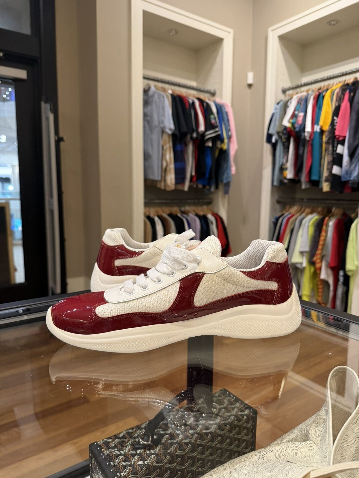 Prada Prada America’s Cup - Wine Red Size US 8.5 / EU 41-42 - 3 Thumbnail