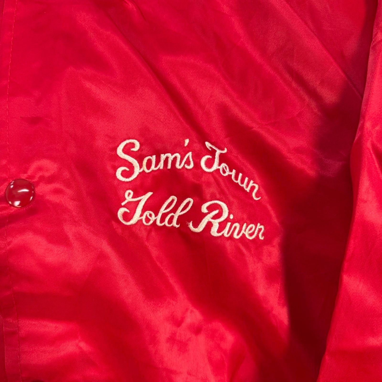 Other Vintage Sams Tower Gold River Gambling Satin Like Bomber Size US M / EU 48-50 / 2 - 7 Thumbnail