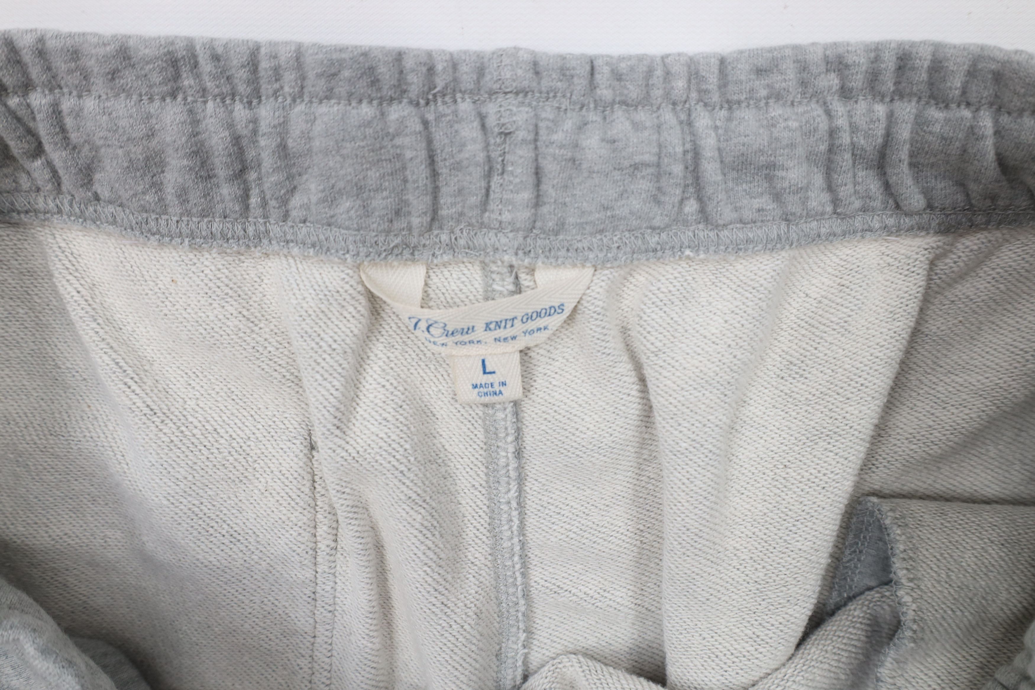 J.Crew × Vintage Vintage Y2k J Crew Knit Goods Heavyweight Sweatpants Joggers Size US 36 / EU 52 - 7 Thumbnail
