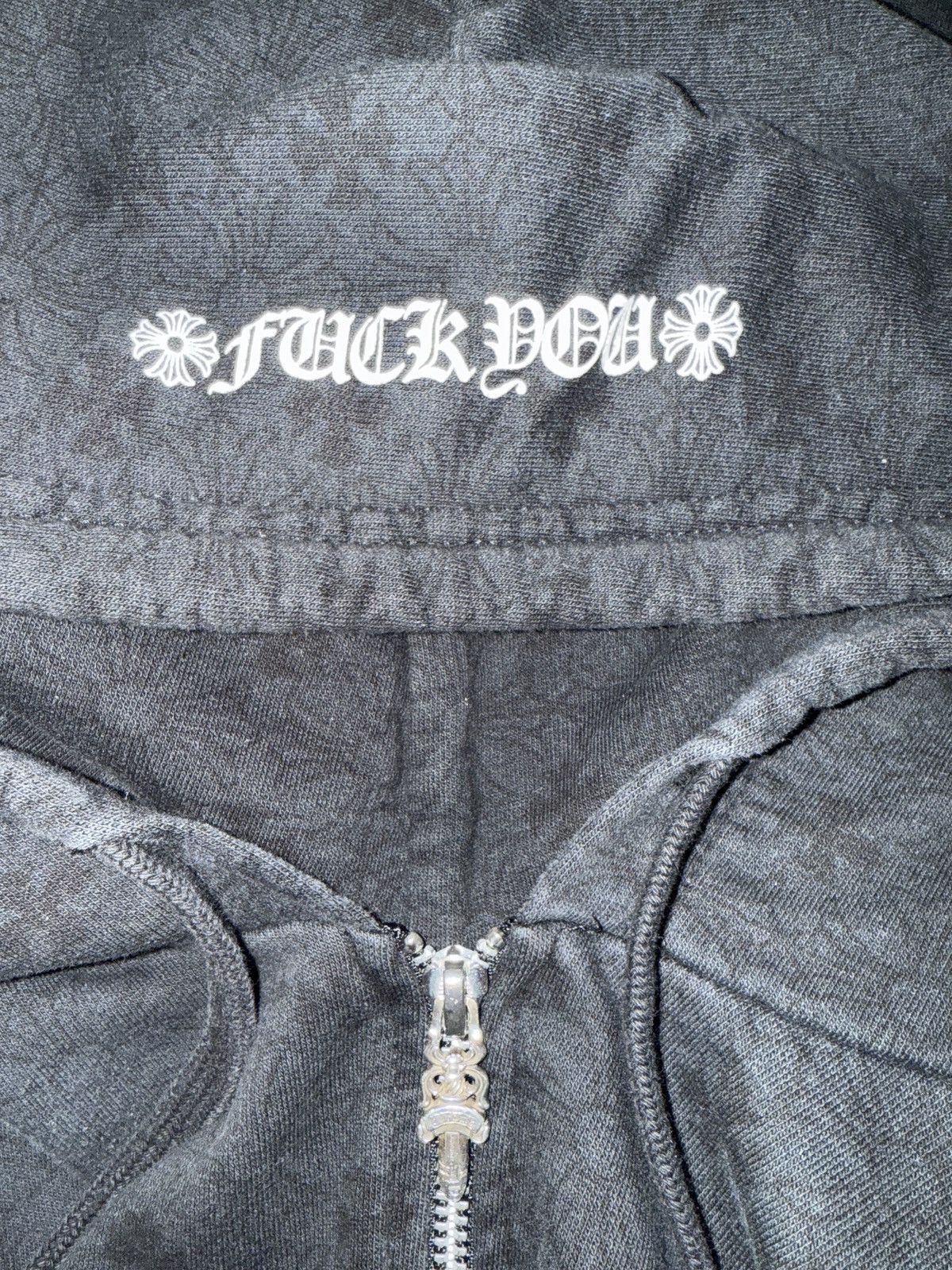 Chrome Hearts Chrome Hearts Monogram FU Zip Hoodie Size US S / EU 44-46 / 1 - 6 Thumbnail