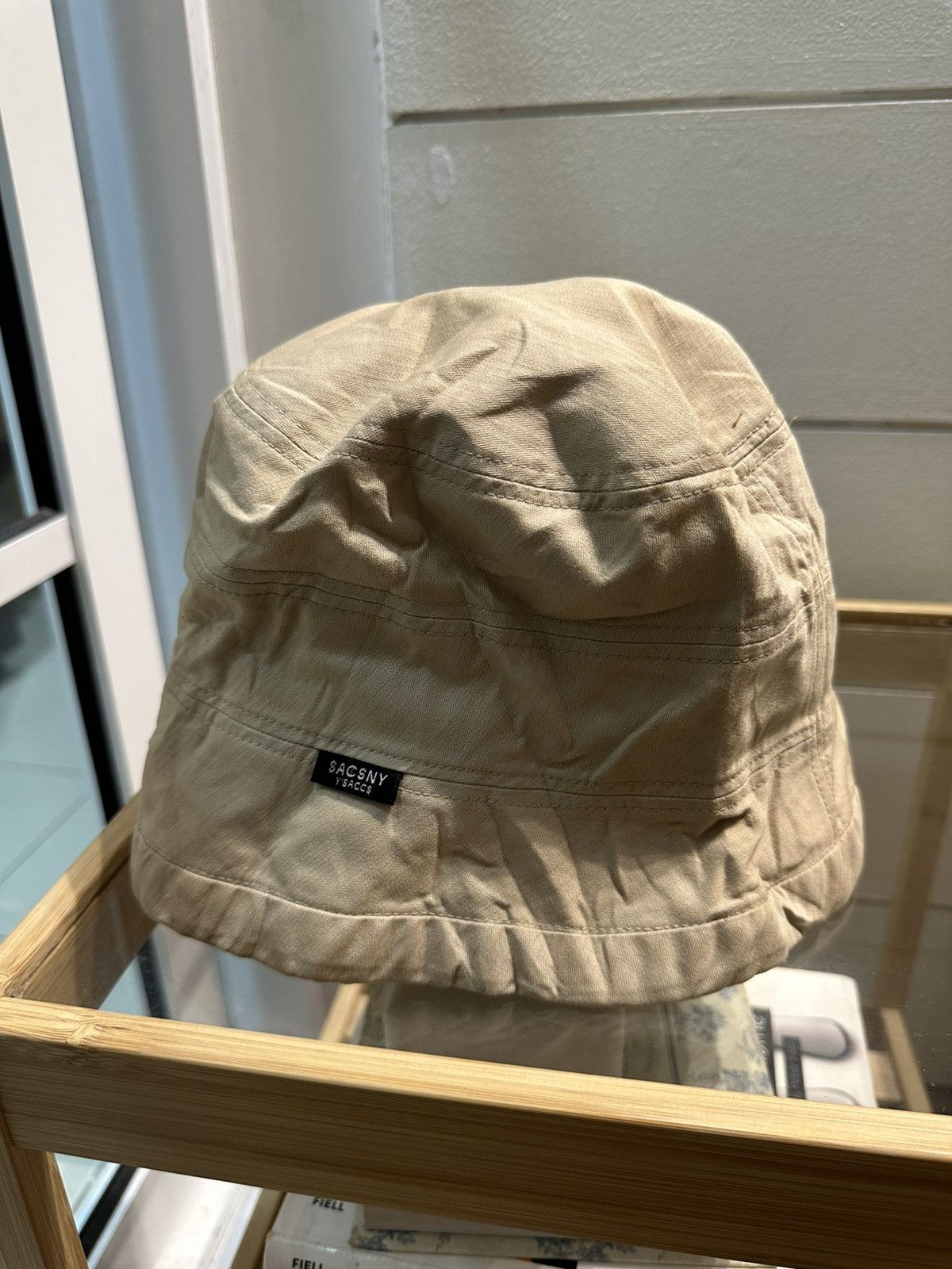 Vintage × Yohji Yamamoto Yohji Yamamoto Y’Saccs Sacsny Bucket Hat Size ONE SIZE - 10 Thumbnail