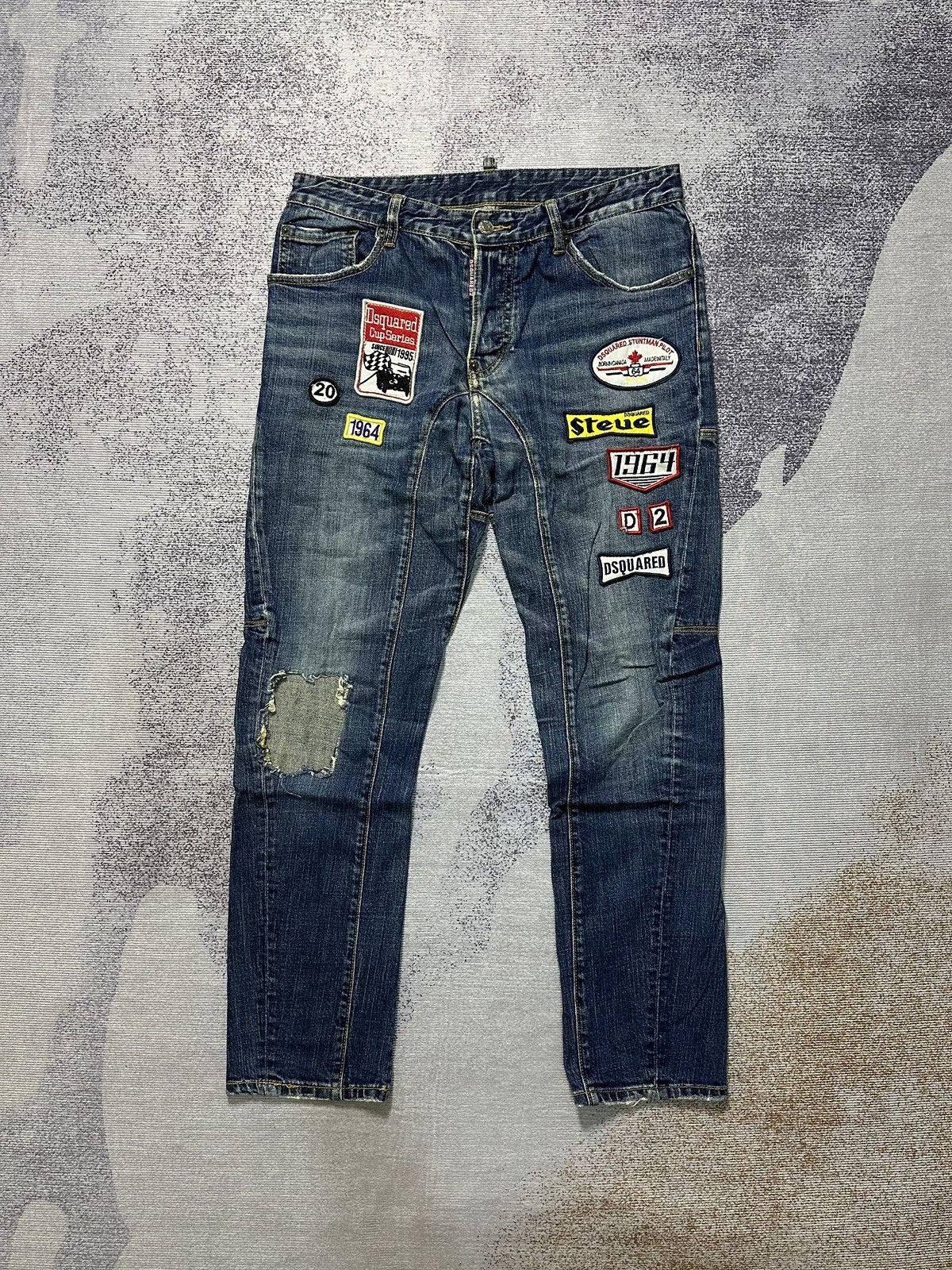 Hysteric Glamour Hysteric Glamour Patchwork Denim Size US 33 - 1 Thumbnail