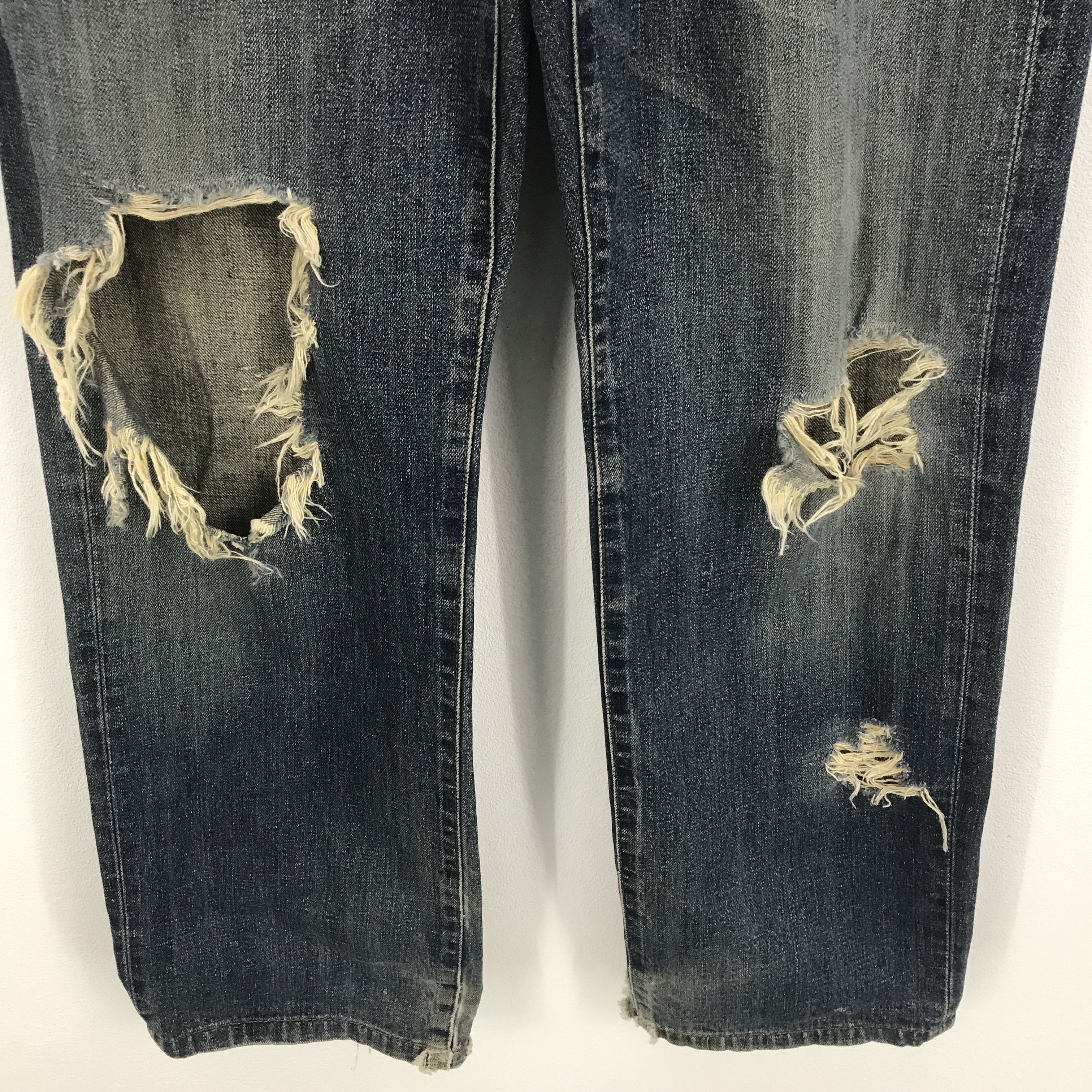 Edwin Rare Japan denim Edwin distressed denim jeans pants Size US 30 / EU 46 - 3 Thumbnail