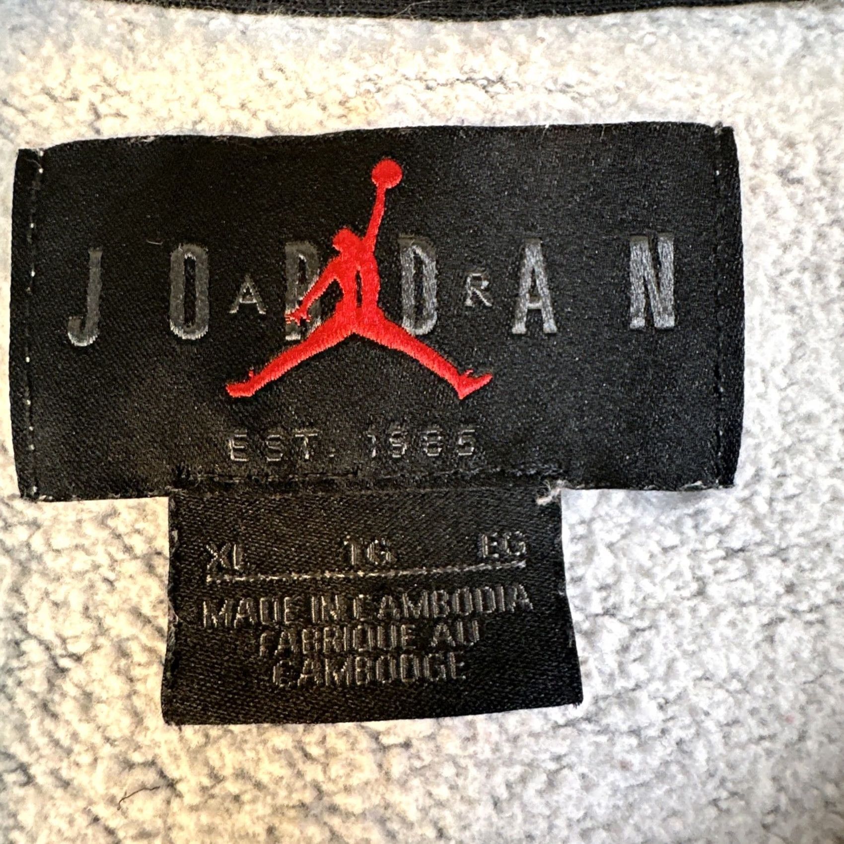Nike VINTAGE Nike Air Jumpman Sweatshirt Mens XL Grey Raglan 90s Graphic Size US XL / EU 56 / 4 - 3 Thumbnail