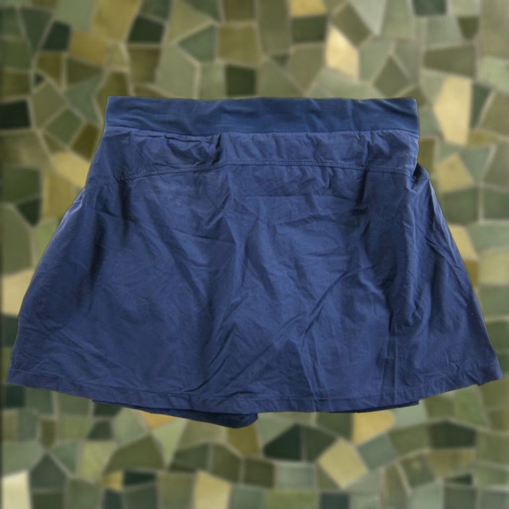 Nike Nike DRI-FIT Navy Blue Pocket Stretch Golf Hike Tennis Run Skirt Women XL Skort Size 40" / US 18 - 1 Thumbnail