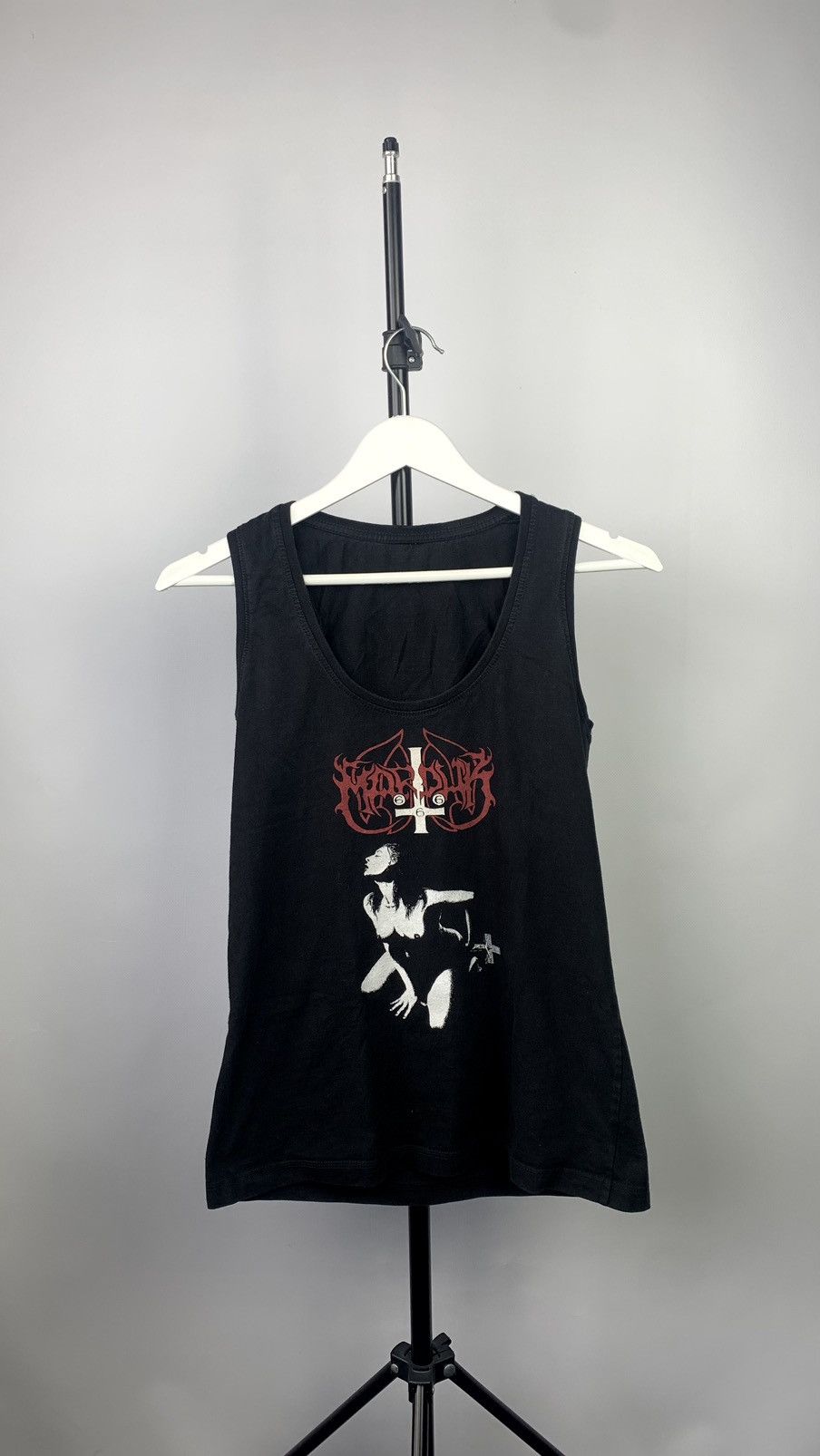 image of Band Tees x Vintage 90's Marduk Fuck Me Jesus Black Metal, Men's (Size Small)