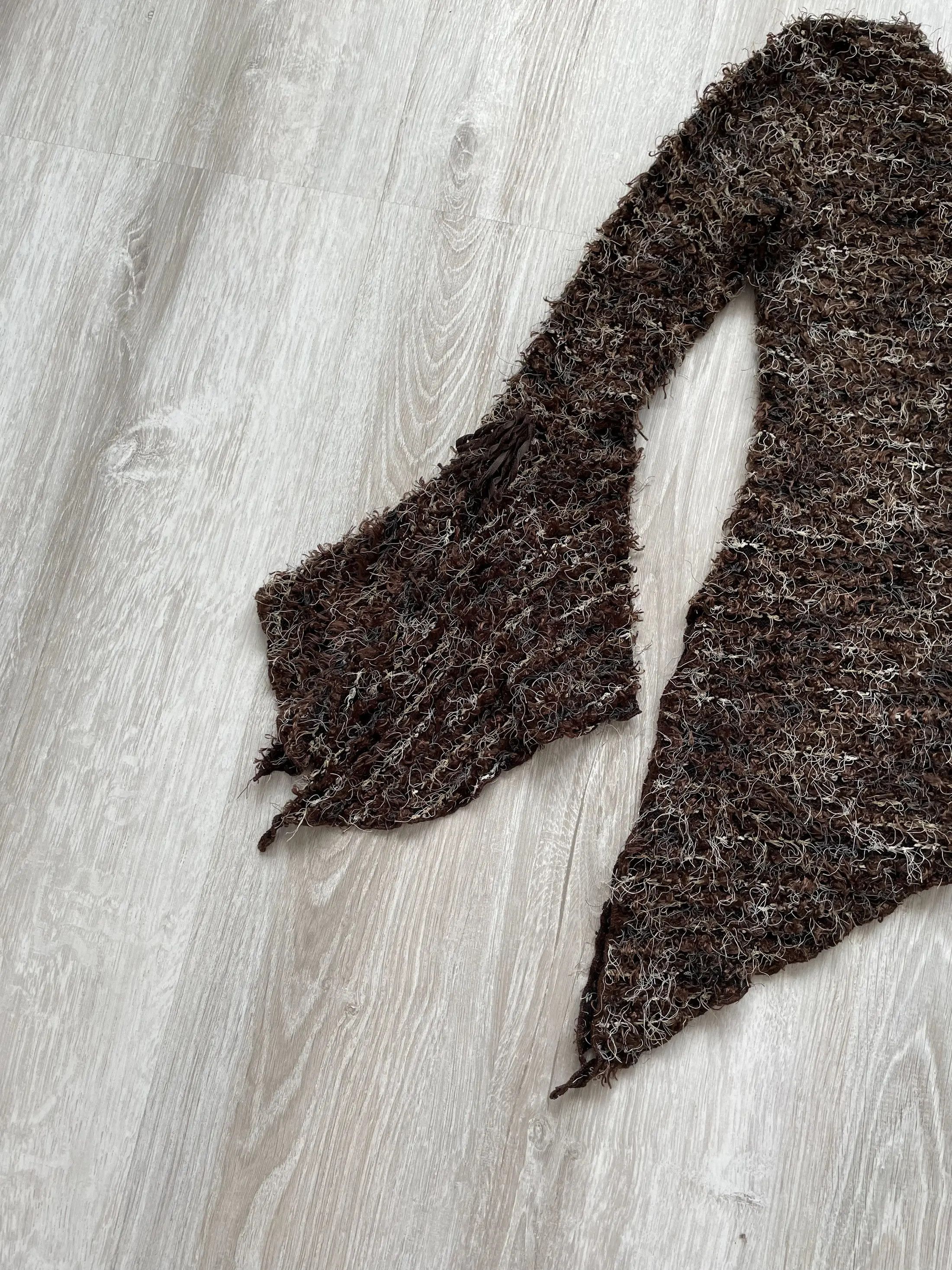 If Six Was Nine Vintage Y2K Mohair Fuzzy Gothic Style Sweater Size S / US 4 / IT 40 - 5 Thumbnail