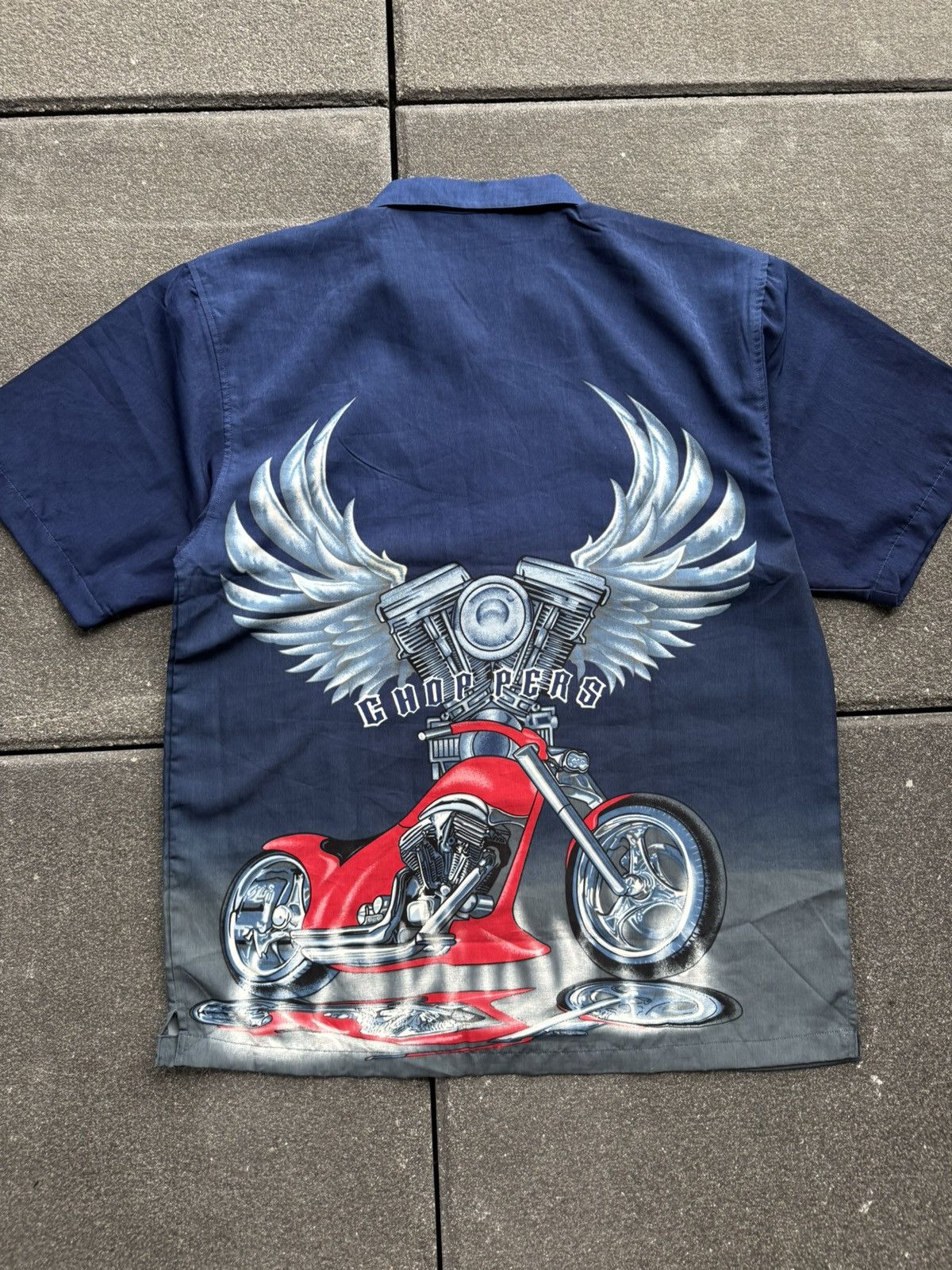 West Coast Choppers CRAZY Y2K WEST COAST CHOPPERS SHIRT Size US XXL / EU 58 / 5 - 3 Thumbnail