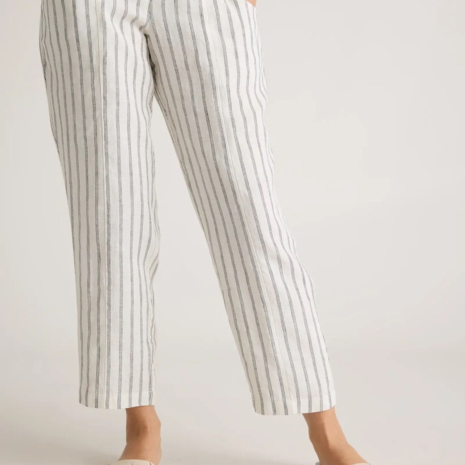 Quince Quince 100% European Linen Tapered Ankle Pants Women’s XL Size 38" / US 16 / IT 52 - 5 Thumbnail