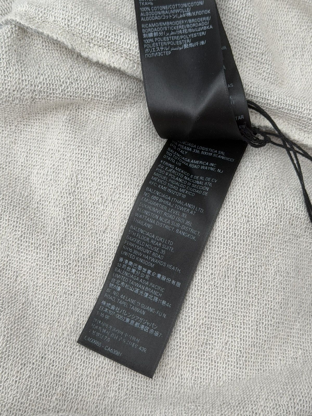 Balenciaga Balenciaga Mud Polo Zip Hoodie Grey Sz.XXL Size US XXL / EU 58 / 5 - 12 Thumbnail