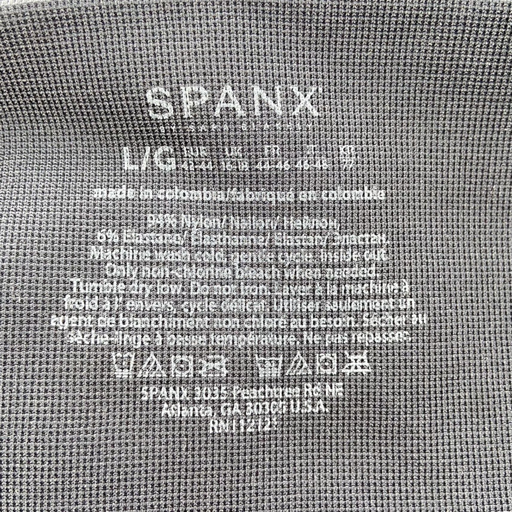 Spanx Spanx High Waist Seamless Moto Biker Leggings Womens Large L Blue Activewear Size 36" / US 14 / IT 50 - 4 Thumbnail