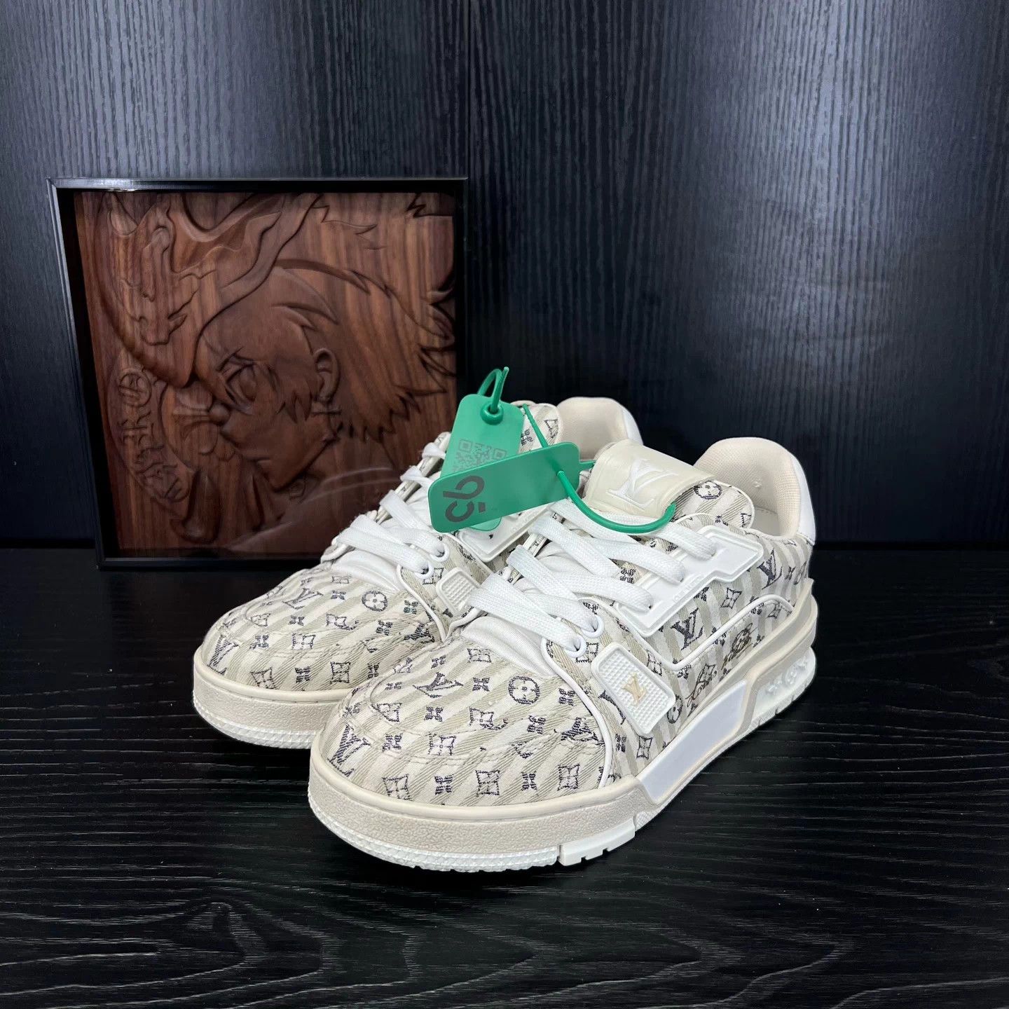 Louis Vuitton LV Trainer Tan 37 Mint Size US 6 / IT 36 - 1 Thumbnail