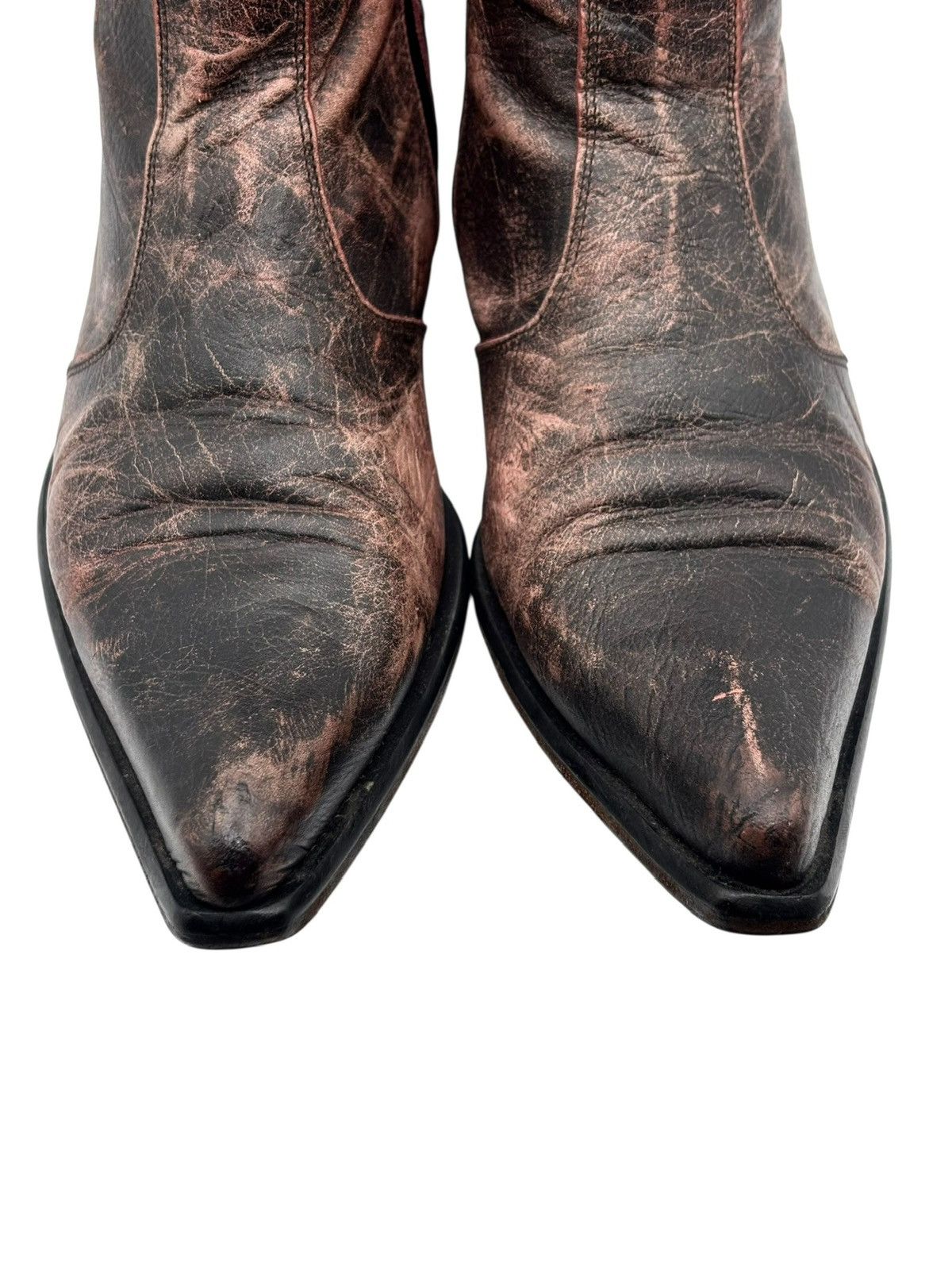 New Rock Vintage New Rock leather cowboy boots rose fade Size 41 Size US 11 / IT 41 - 2 Thumbnail