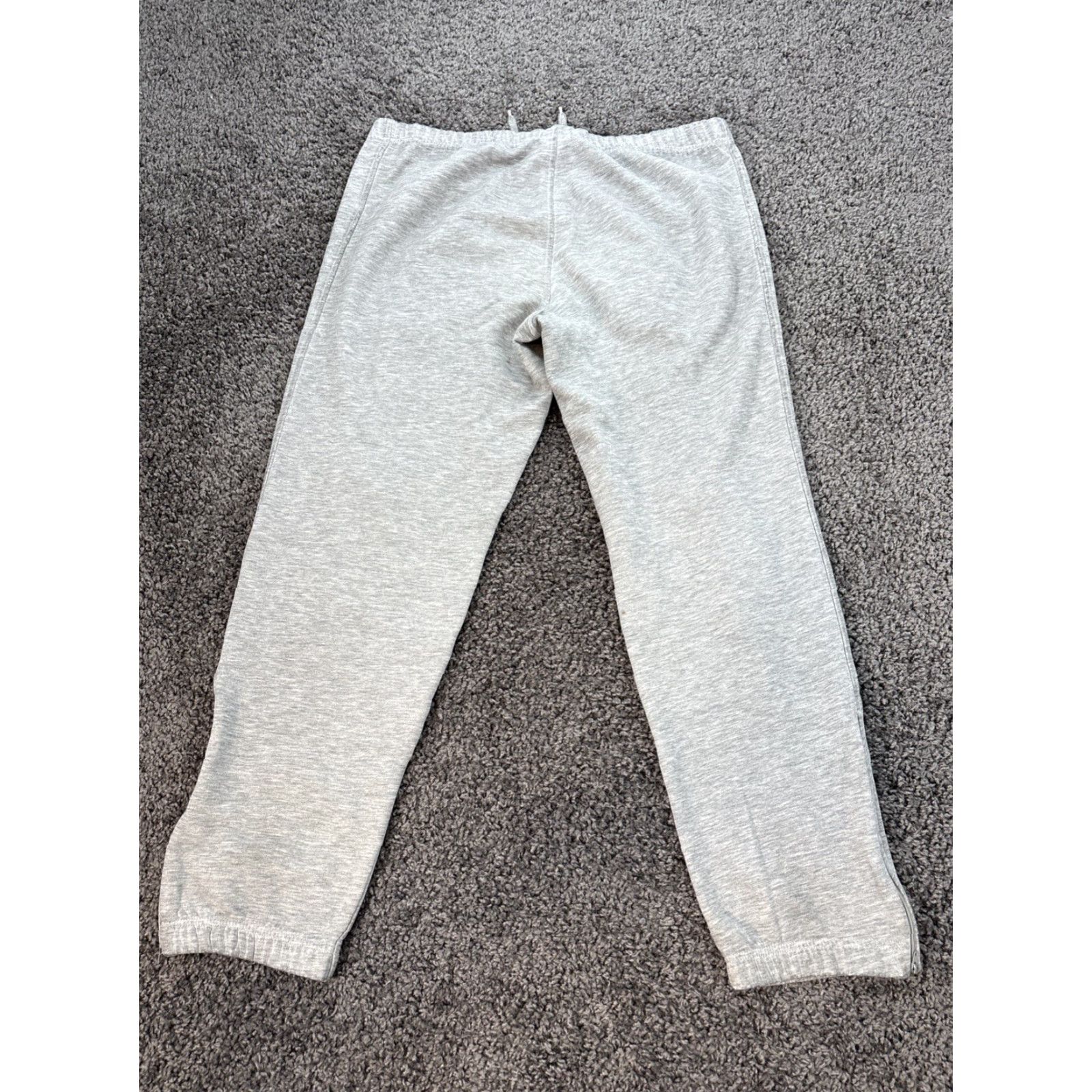 Nike VINTAGE Nike Sweat Pants Mens L Gray Embroidered Swoosh Baggy Distressed Y2K Size US 33 - 6 Thumbnail