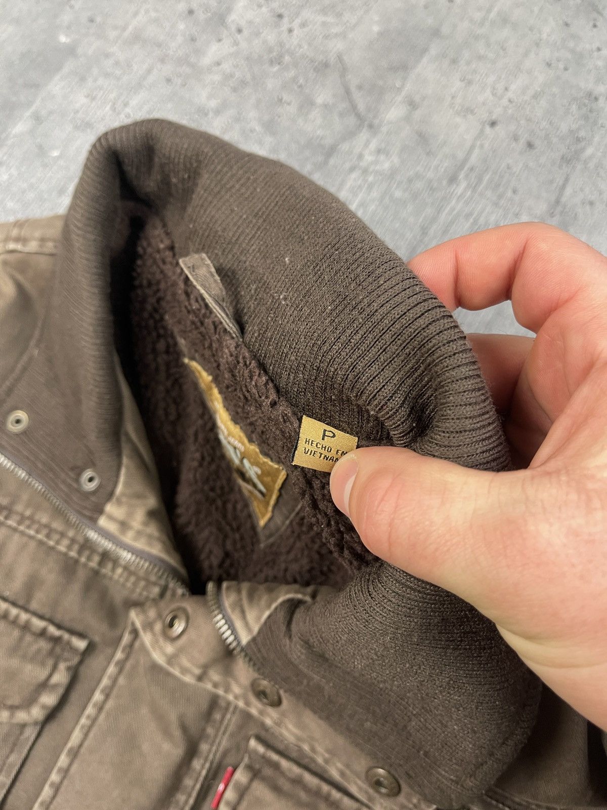 Levi's × Vintage Vintage 90’s Sherpa Levi’s Red Tab denim jacket Size US S / EU 44-46 / 1 - 11 Thumbnail