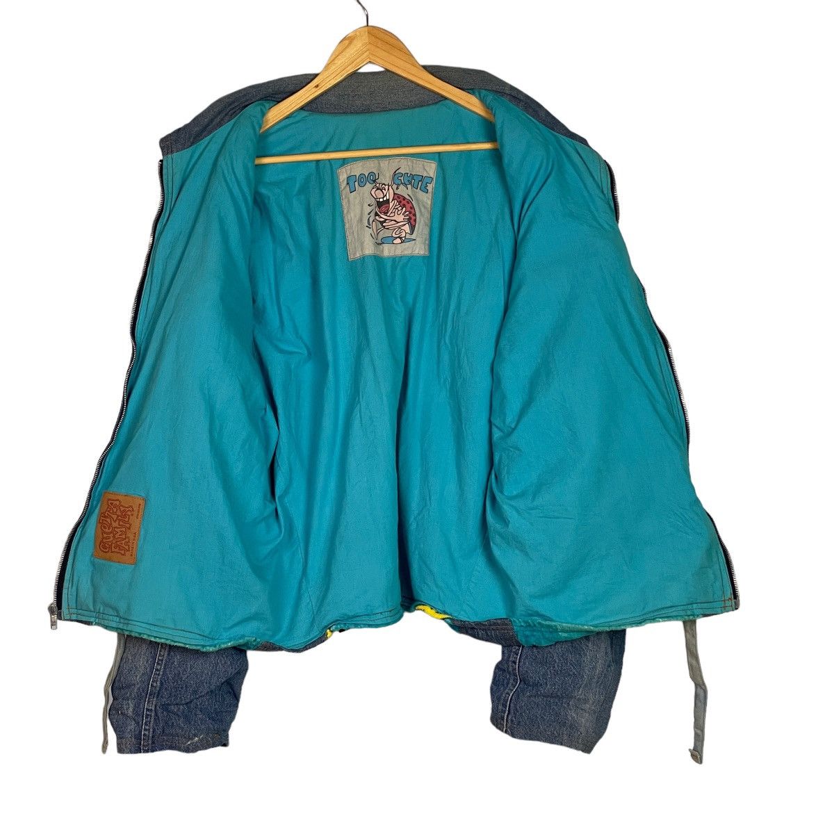Too Cute Guetta Bros. Too Cute Stone Age Denim Jeans Designed Jacket Size US XXL / EU 58 / 5 - 12 Thumbnail