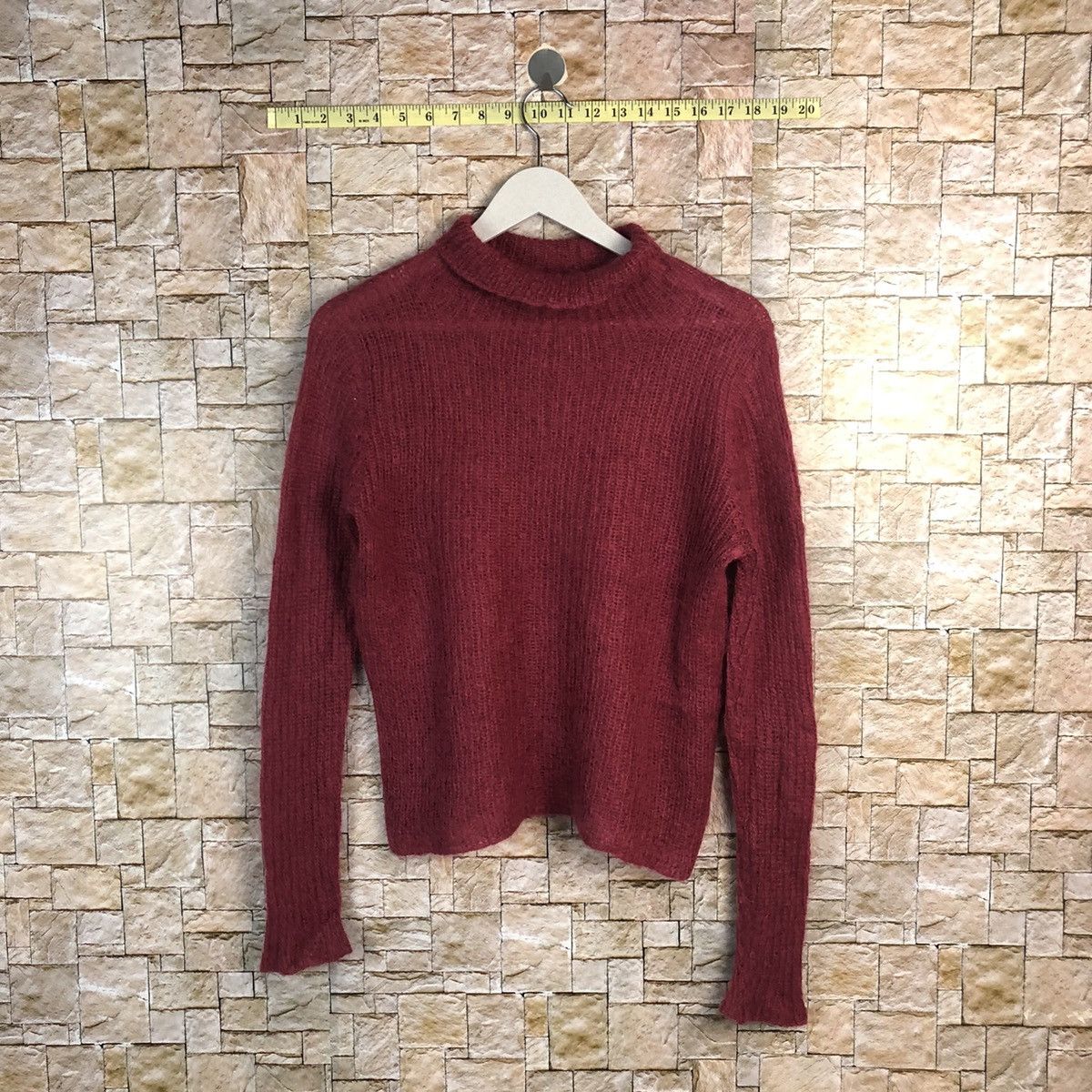 Homespun Knitwear × Japanese Brand Japanese Brand Marron Knitwear crop top vintage #A946 Size M / US 6-8 / IT 42-44 - 1 Thumbnail