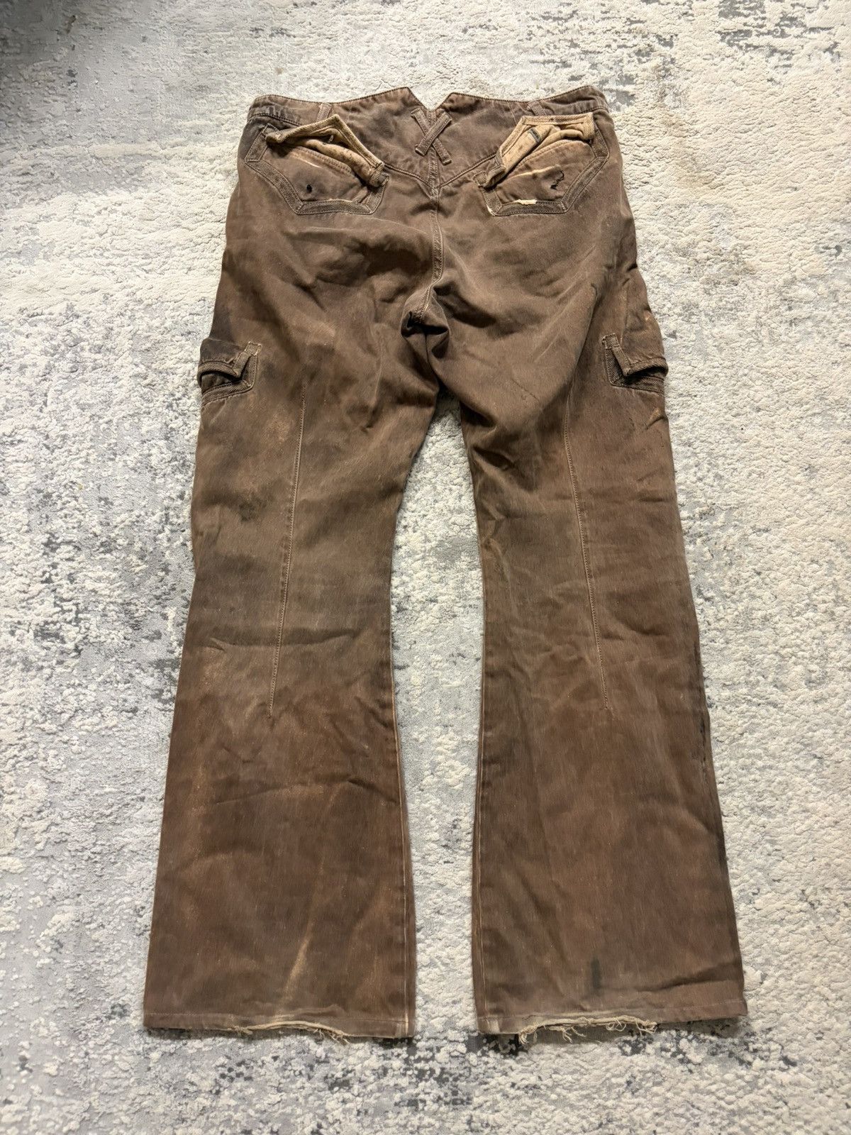 Obelisk Baggy Bootcut Cargo Pants Size US 34 / EU 50 - 7 Thumbnail