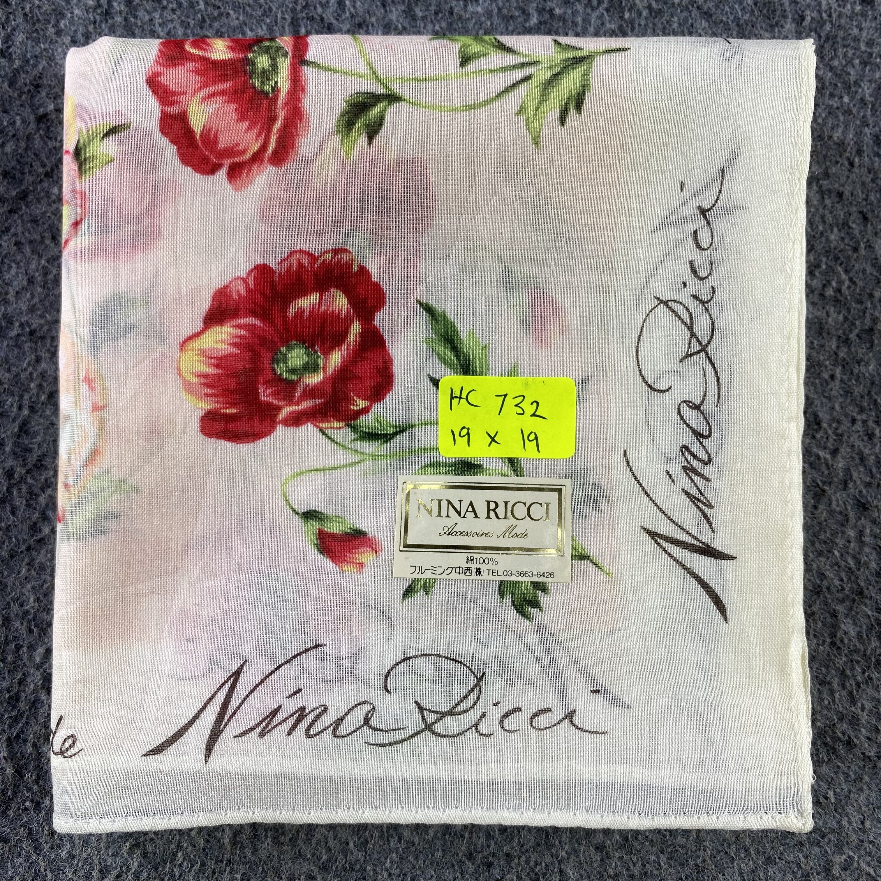 Nina Ricci Nina Ricci Handkerchief/Neckerchief/Bandana HC732 Size ONE SIZE - 5 Thumbnail