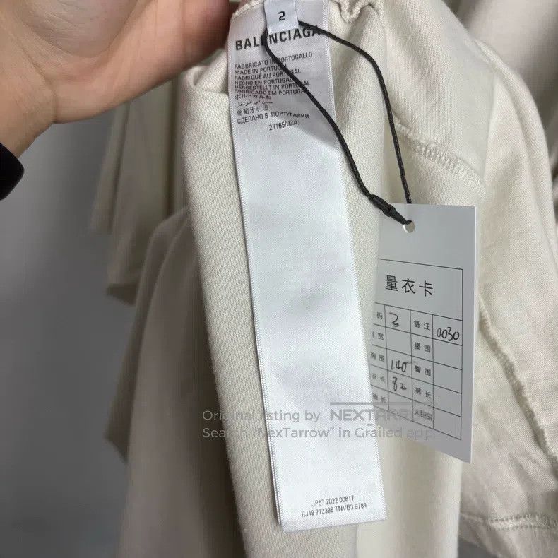 Balenciaga Balenciaga Apple Be Different Embroidered Logo Washed Shor Size US M / EU 48-50 / 2 - 4 Thumbnail