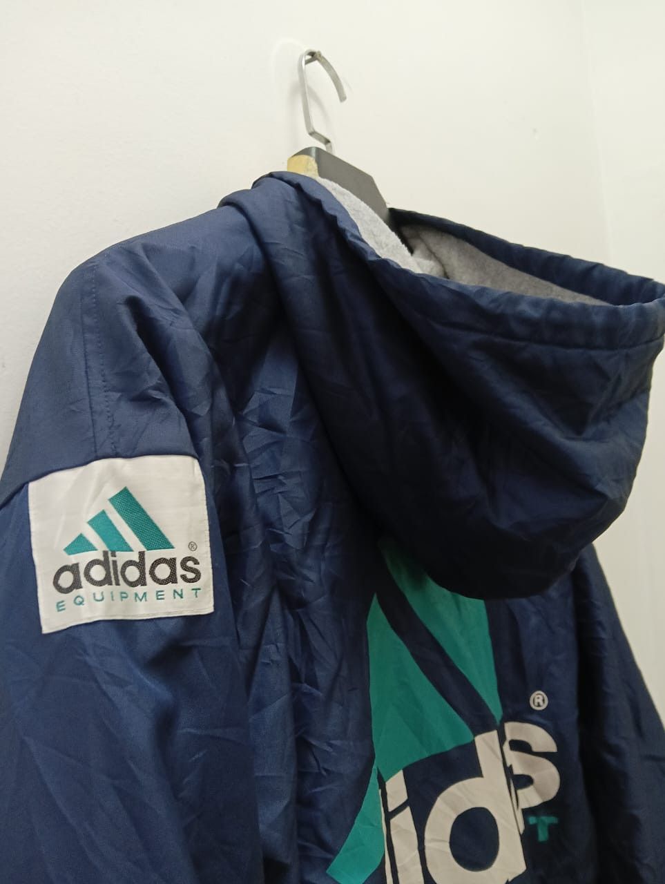 Vintage 🔥Vintage 90s Adidas Equipment Hooded Button Up Japan Size US XL / EU 56 / 4 - 6 Thumbnail