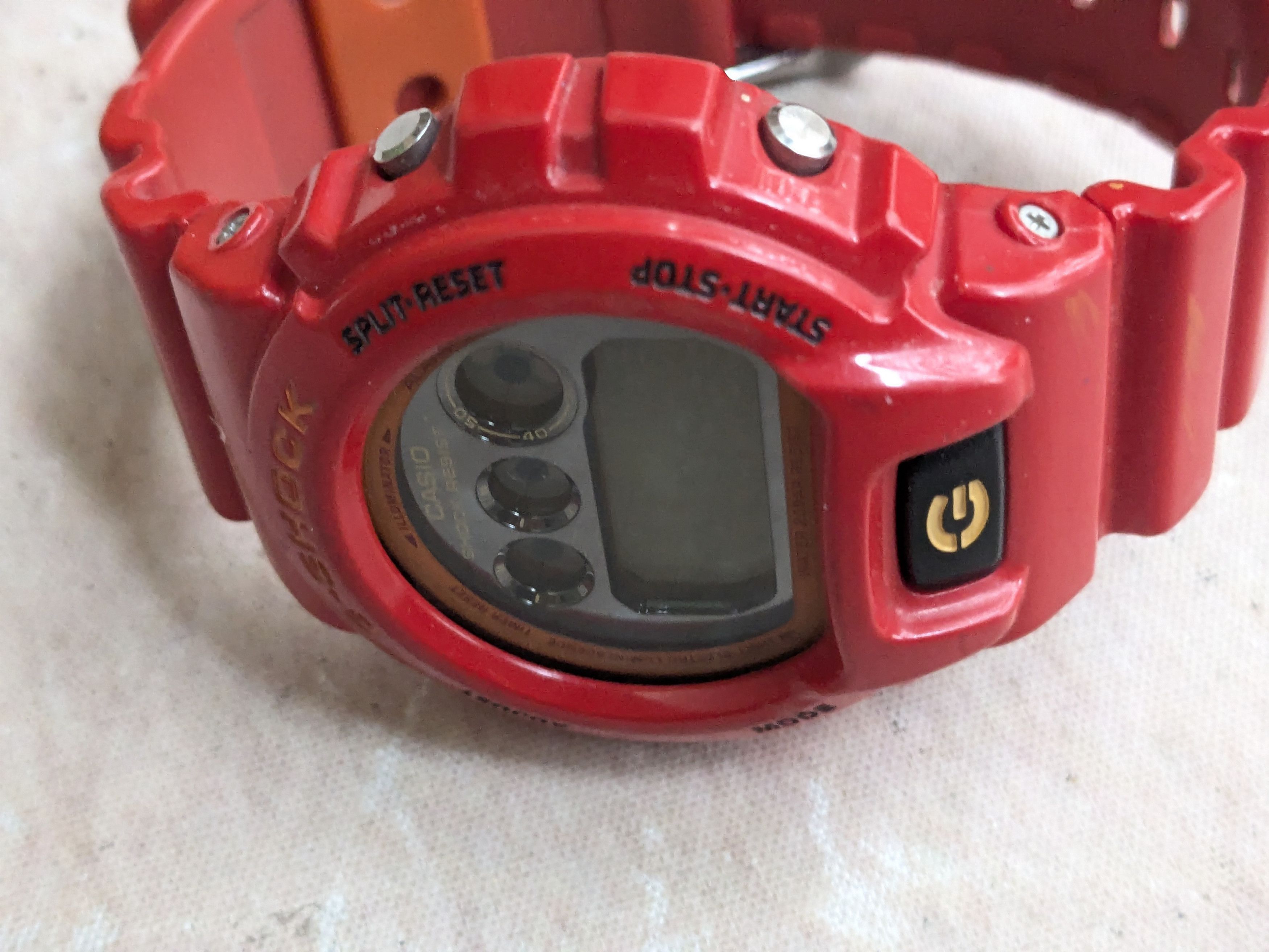 Casio Casio G-Shock DW6900CB-4 Red Orange Watch Rubber Size ONE SIZE - 8 Thumbnail