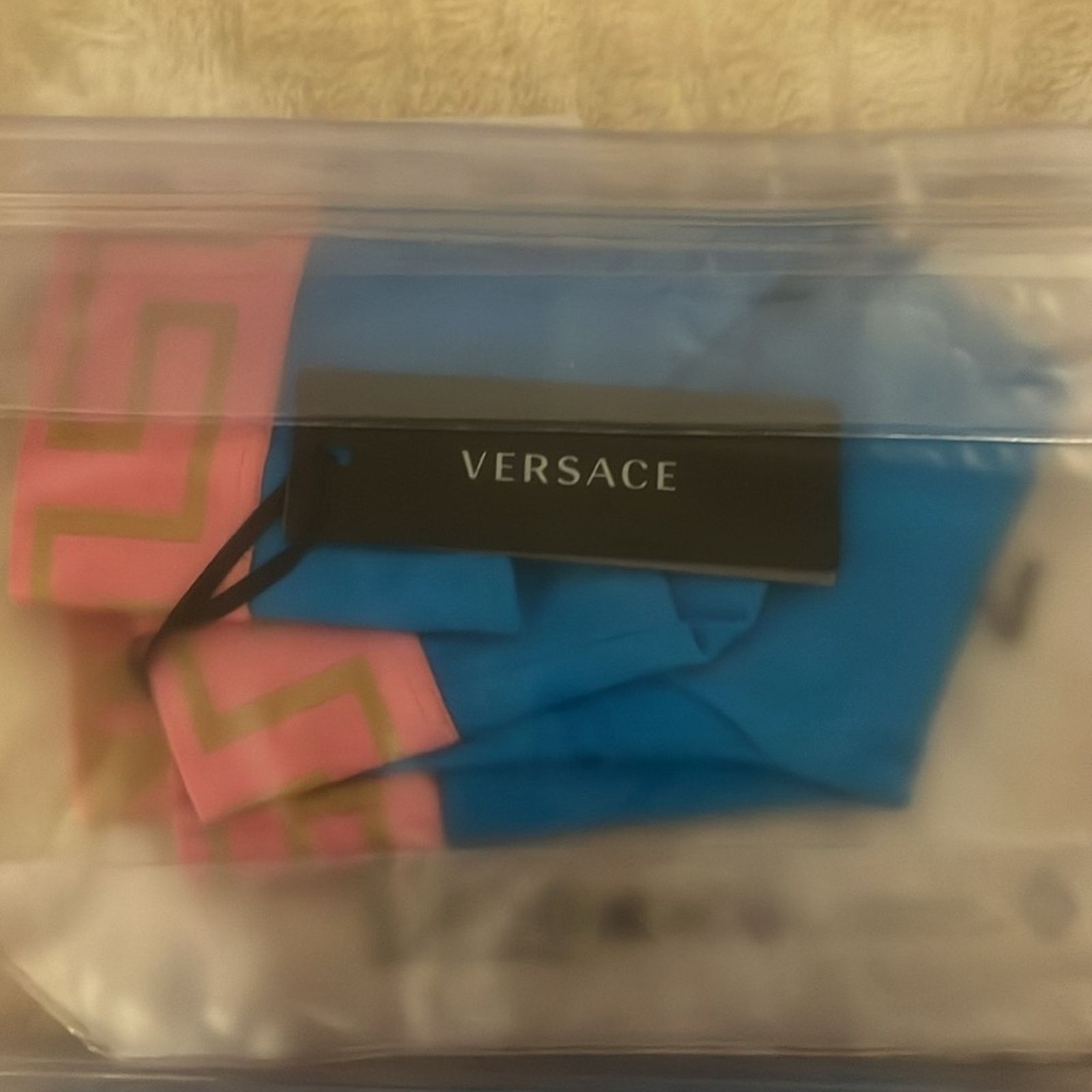 Versace NWT Versace Greco SET blue & pink bikini swim - both size 5 Size 34" / US 12 / IT 48 - 9 Thumbnail