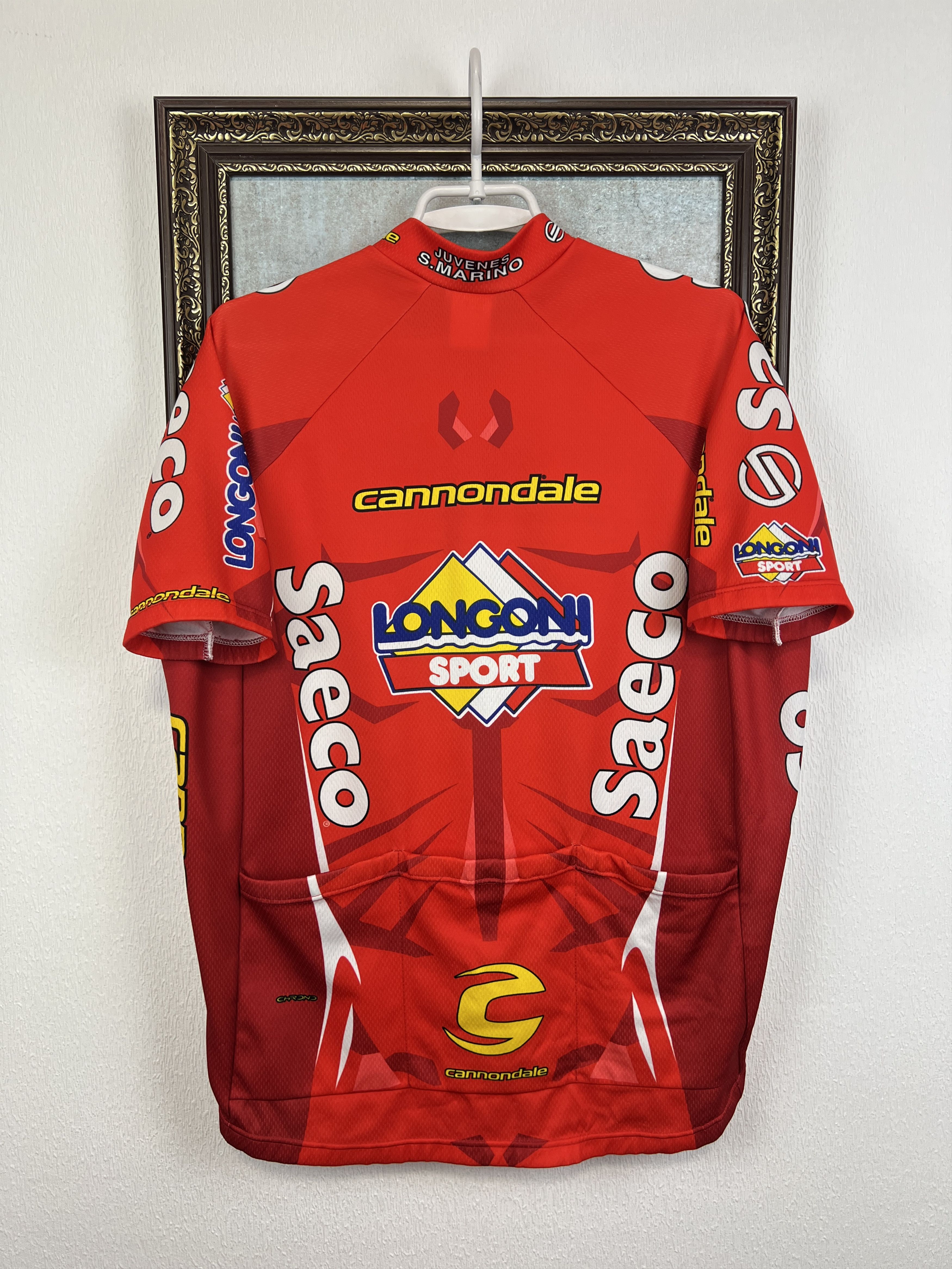 Vintage Team Saeco Italy Giro D’Italia Cycling Shirt Maglia Size US L / EU 52-54 / 3 - 8 Thumbnail