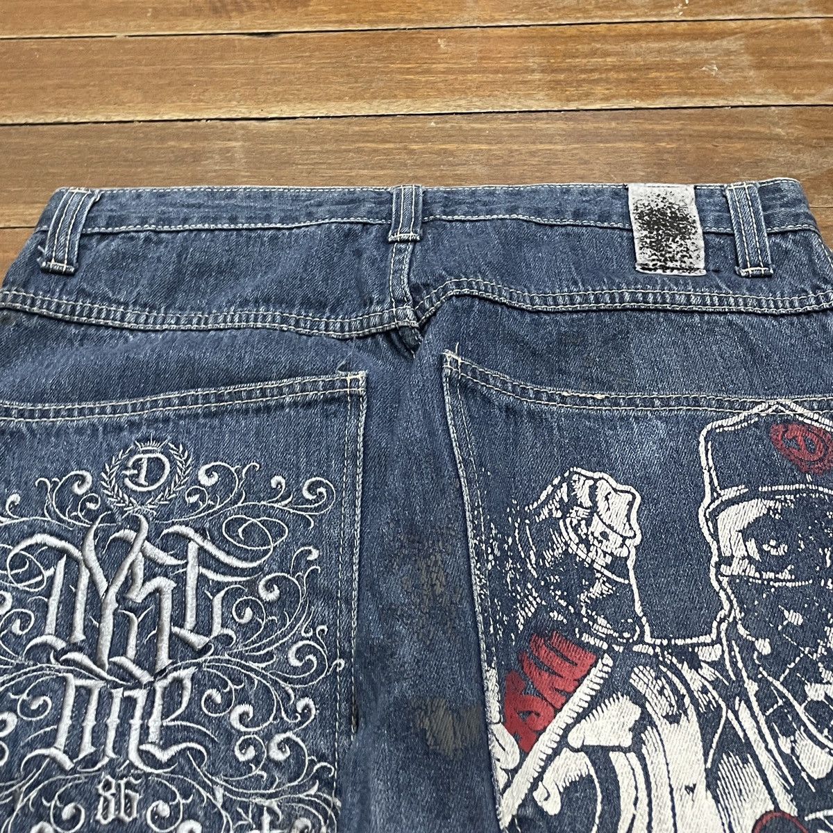 Vintage Very Rare Vintage Brand Dyse One HipHop Baggy Jeans 2000s Size US 34 / EU 50 - 3 Thumbnail