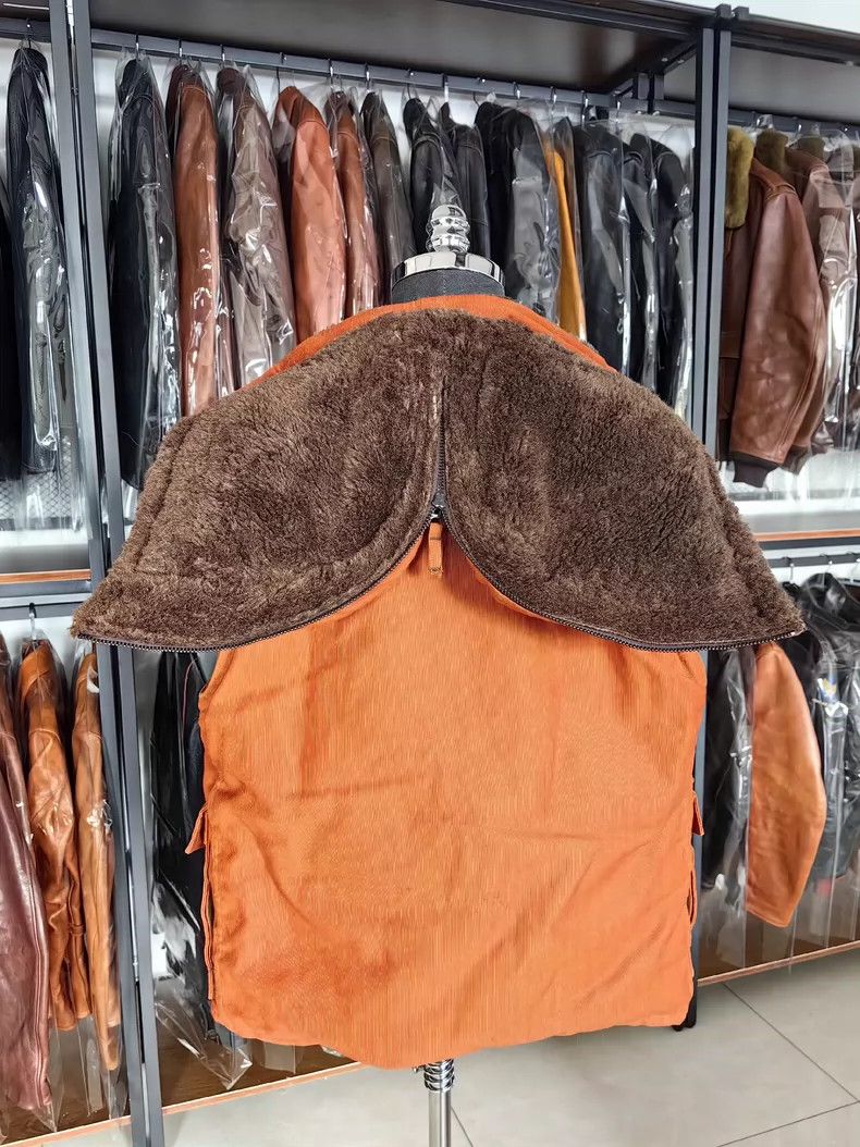 Freewheelers Freewheelers Big Orange Alpaca Wool Vest 2502-Nextarrow Size 40R - 6 Thumbnail
