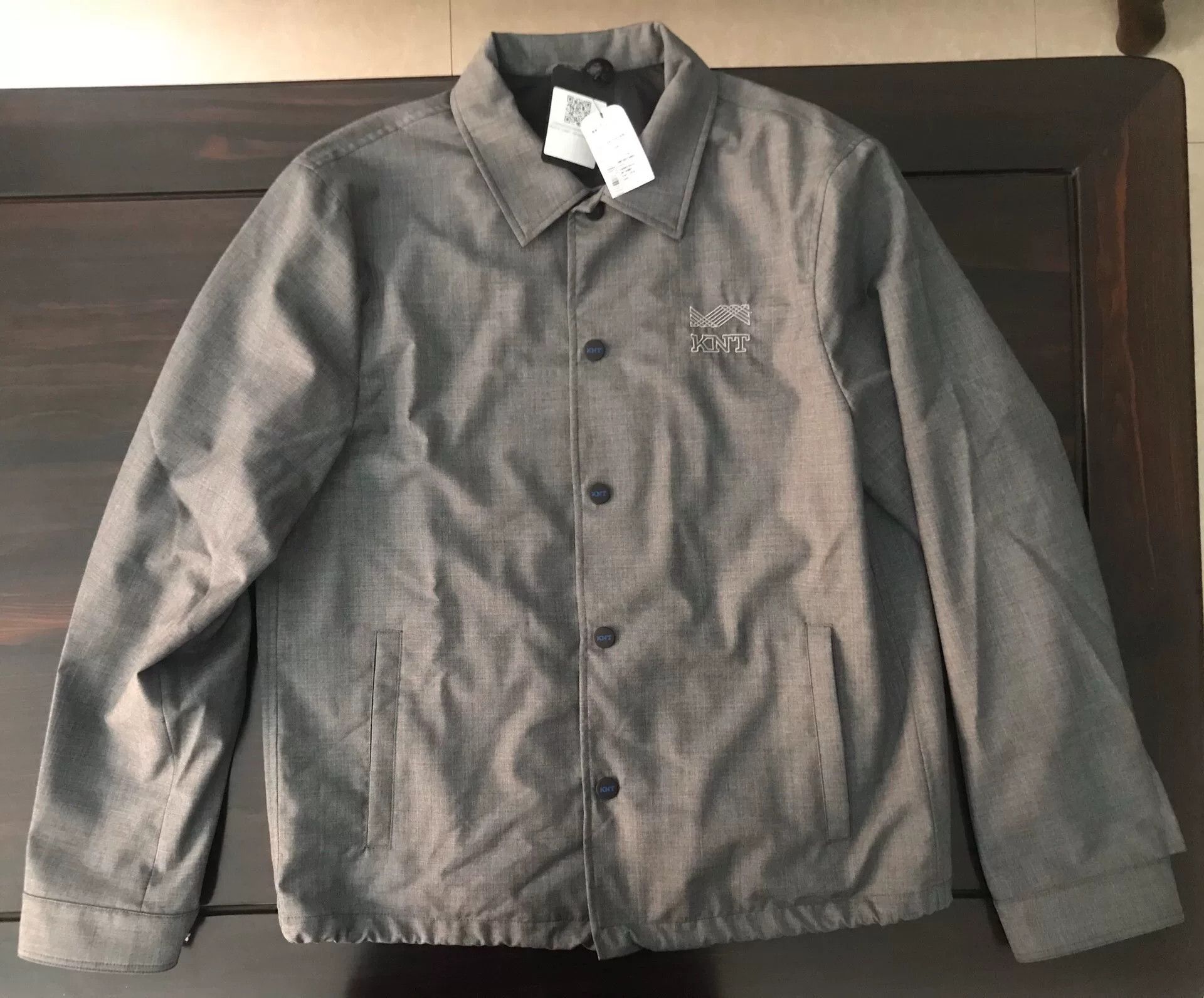 Kiton gray wool jacket by Kiton, size 52 Size US L / EU 52-54 / 3 - 1 Thumbnail
