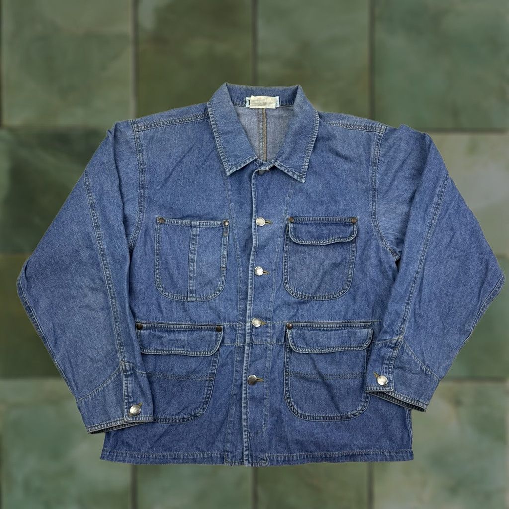 Denime VINTAGE Poetic License Denim Button Up Womens Medium Hipster Collared Pockets Shirt Womens Medium Blue 80s 90s Hipster Poetic License Shirt Size M / US 6-8 / IT 42-44 - 1 Thumbnail
