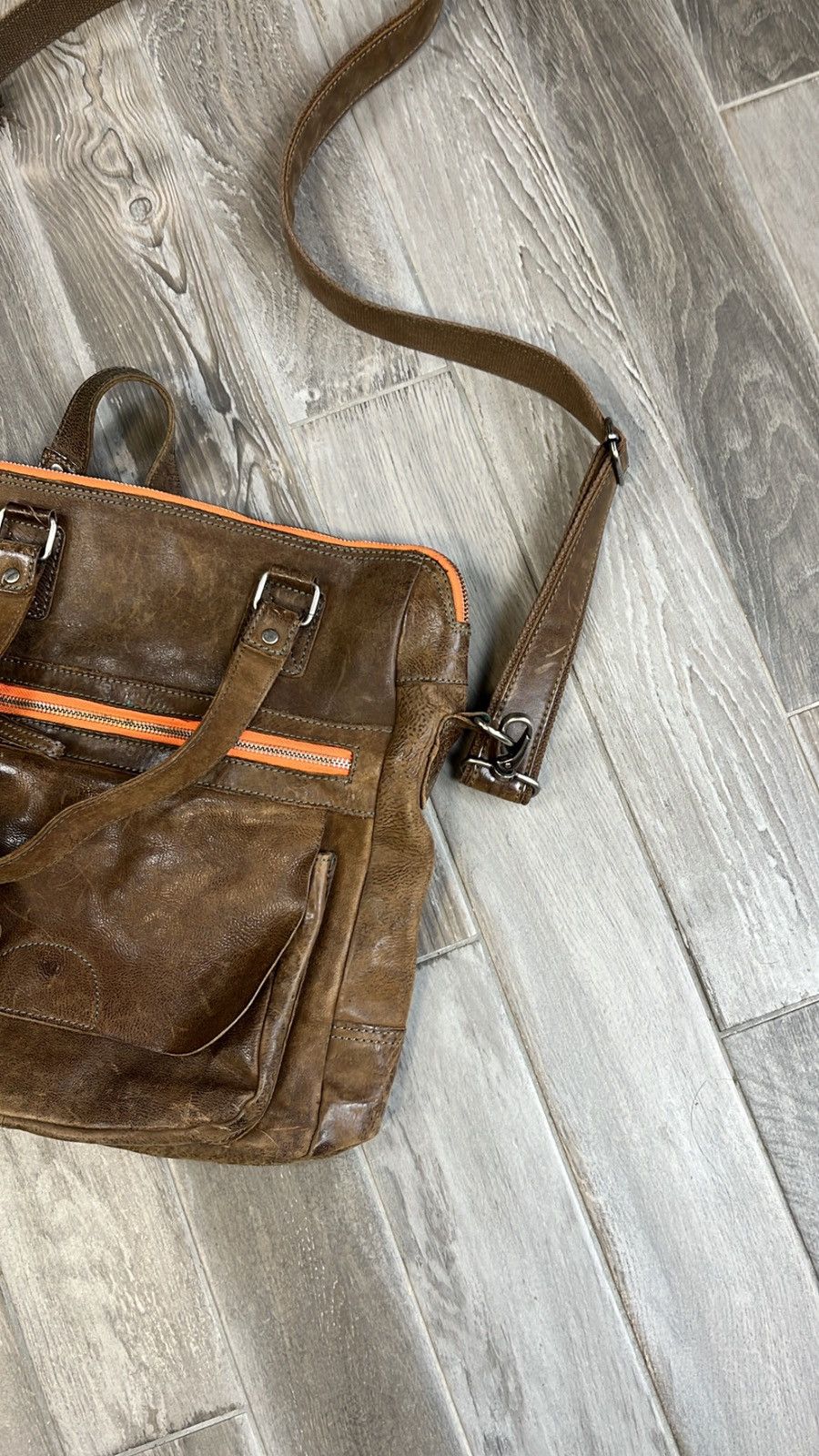Leather × Vintage Rare❗️ Vintage Leather Coboys Bag shoulder bag Size ONE SIZE - 2 Thumbnail